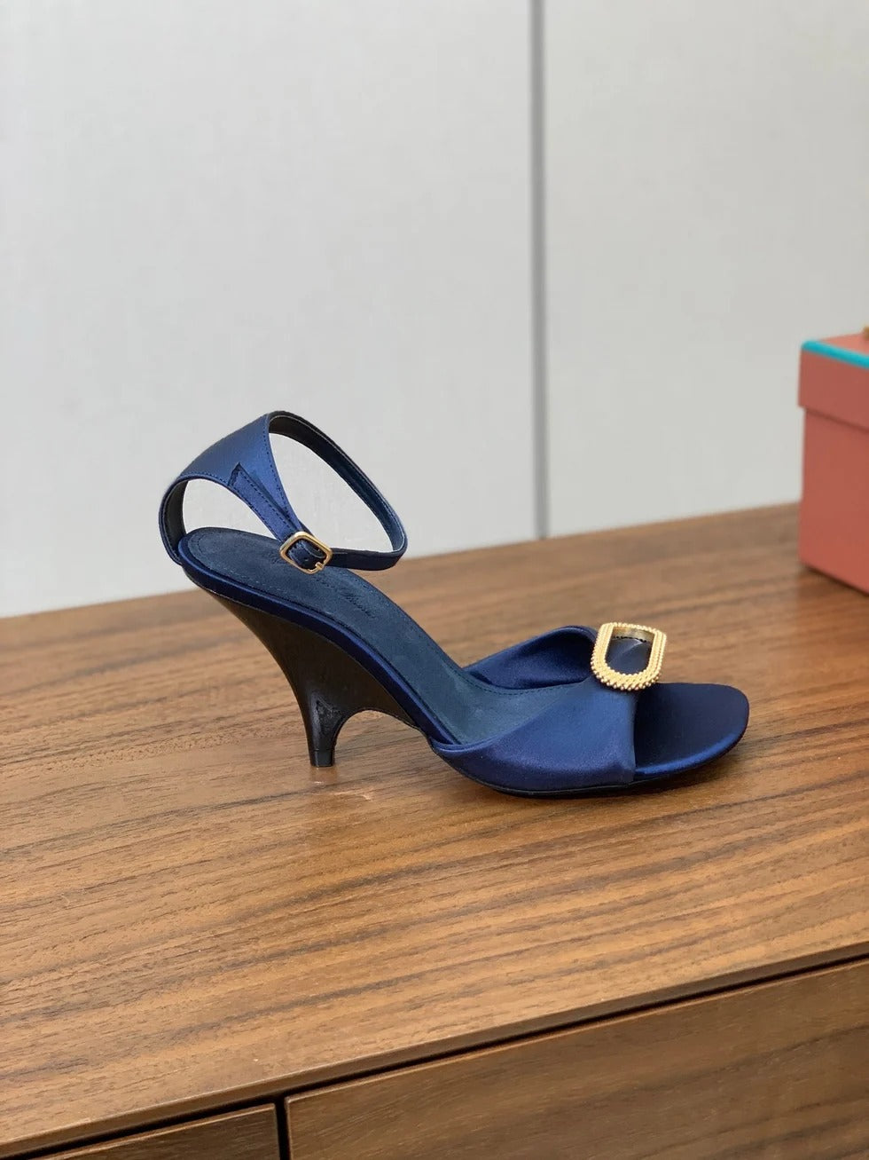 Loro Piana 2026 Olympia Sandal 90mm Satin Suede 935162