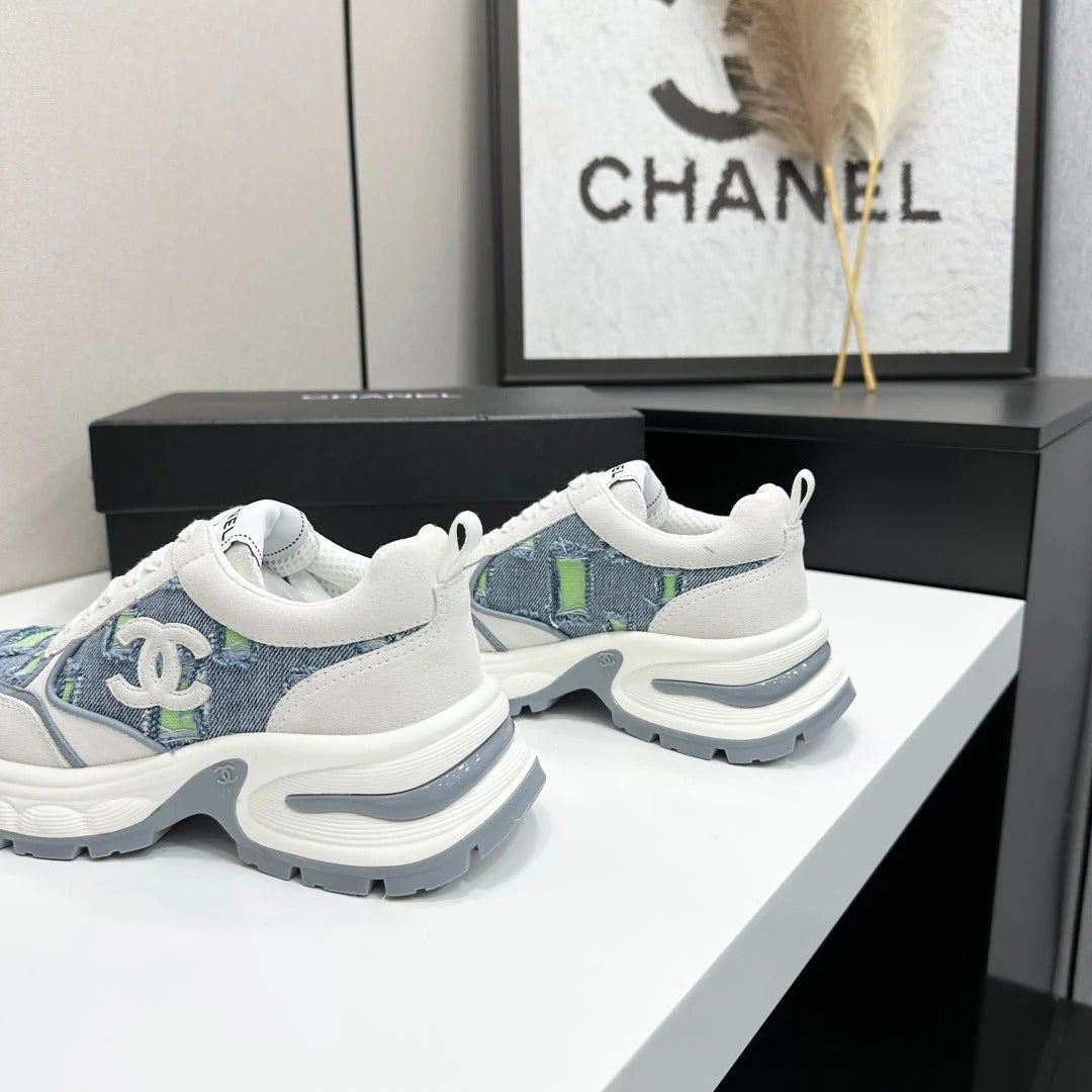 Channel 2026 Casual Sneakers 50mm Demin Suede 894875