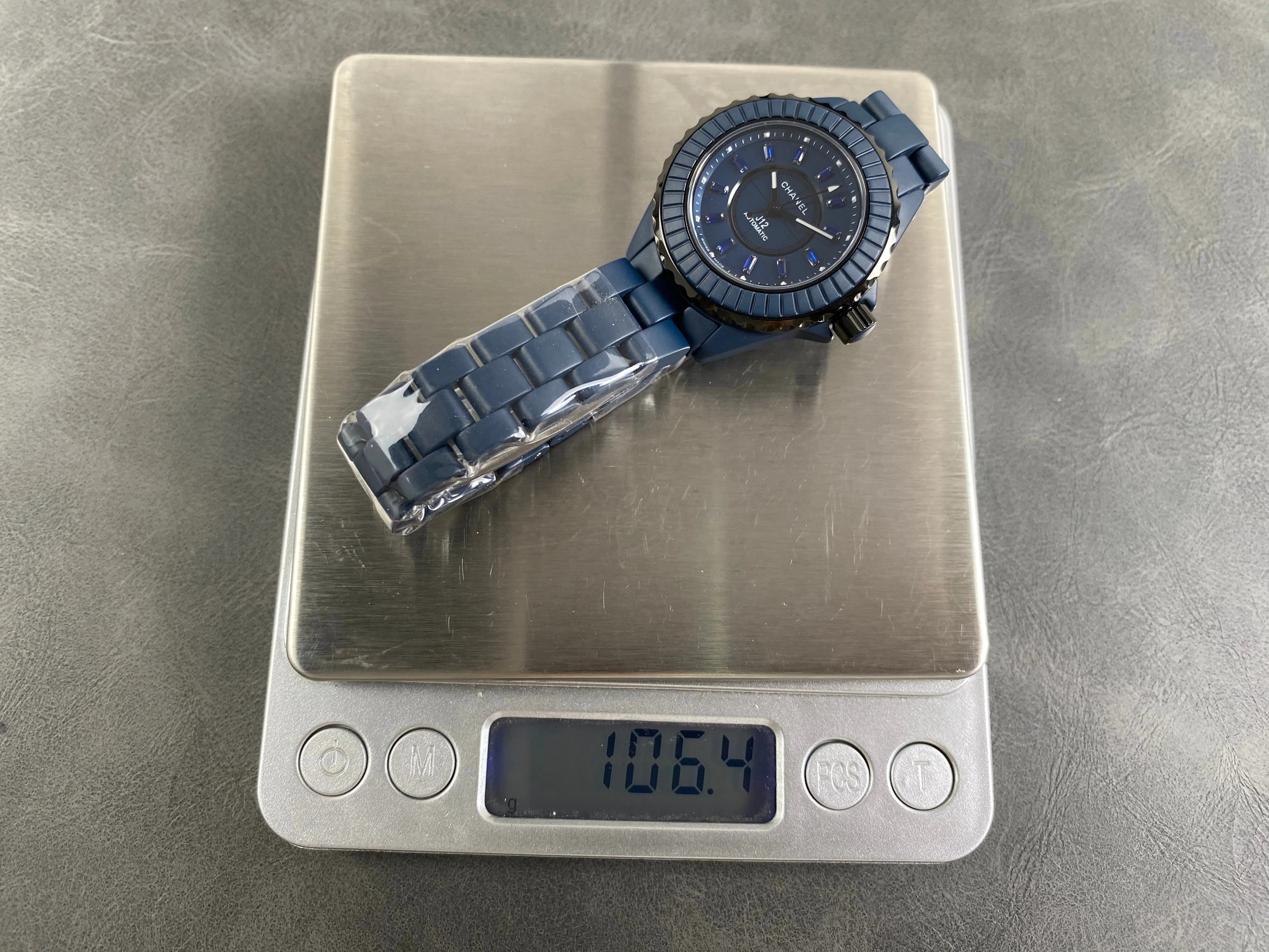 Chanel Bleu 33mm Navy Blue Dial Diamond Ceramic