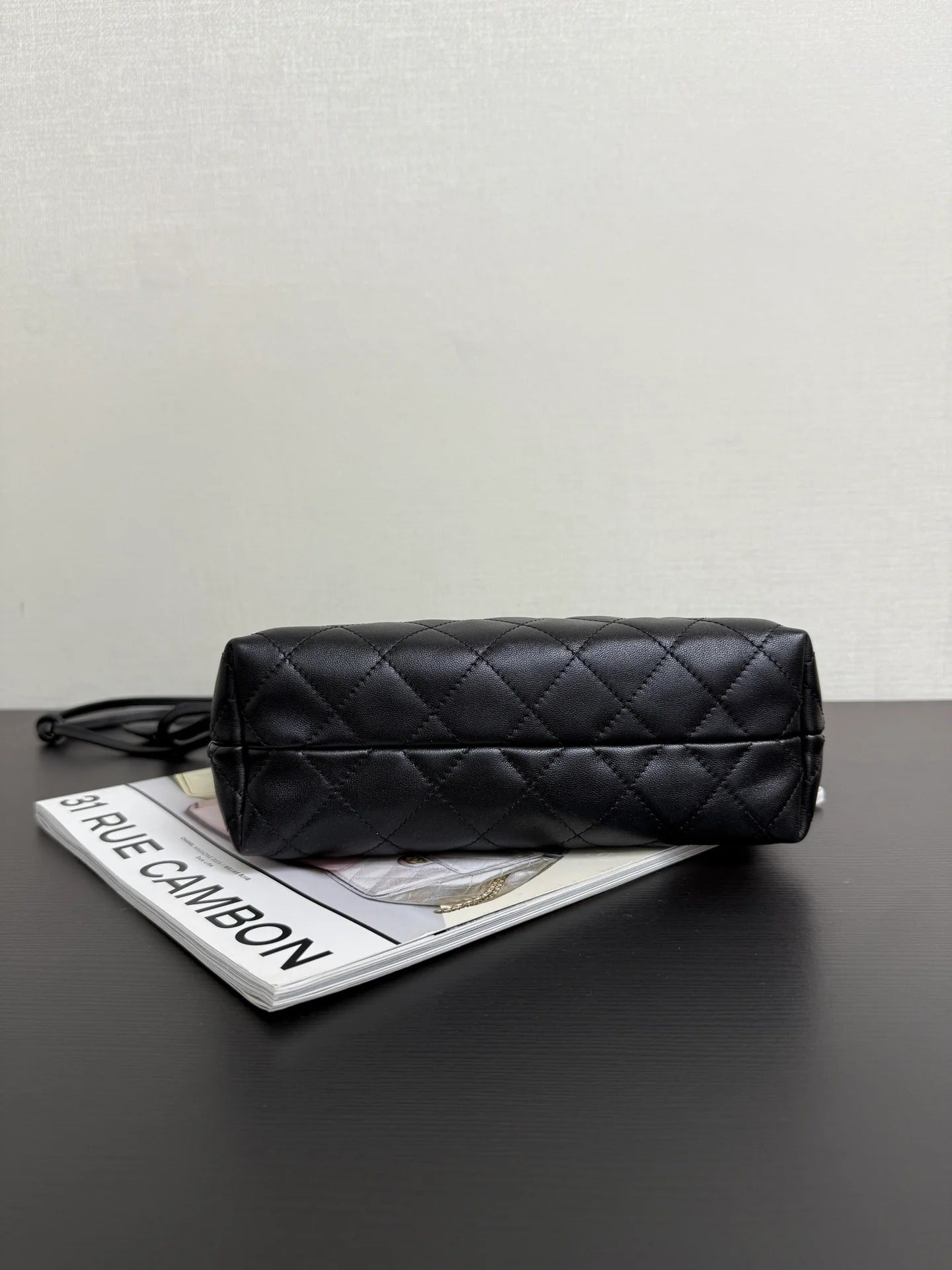 Chanel 2026 Lucky Bag 22cm Black Sheepskin