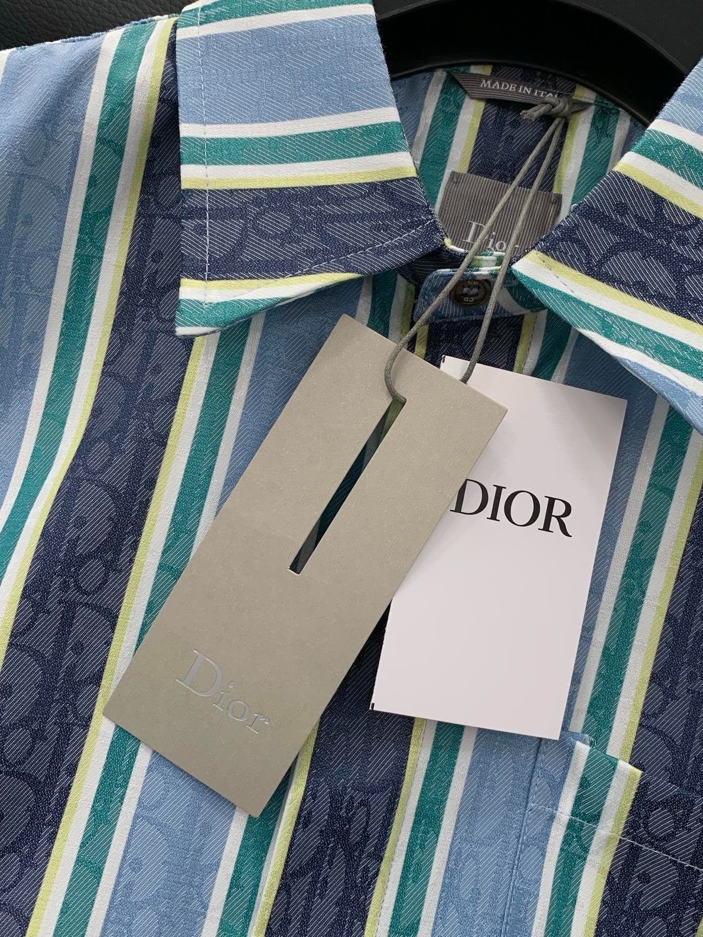 Dior 2026 Set Stripes Blue Cotton 628223