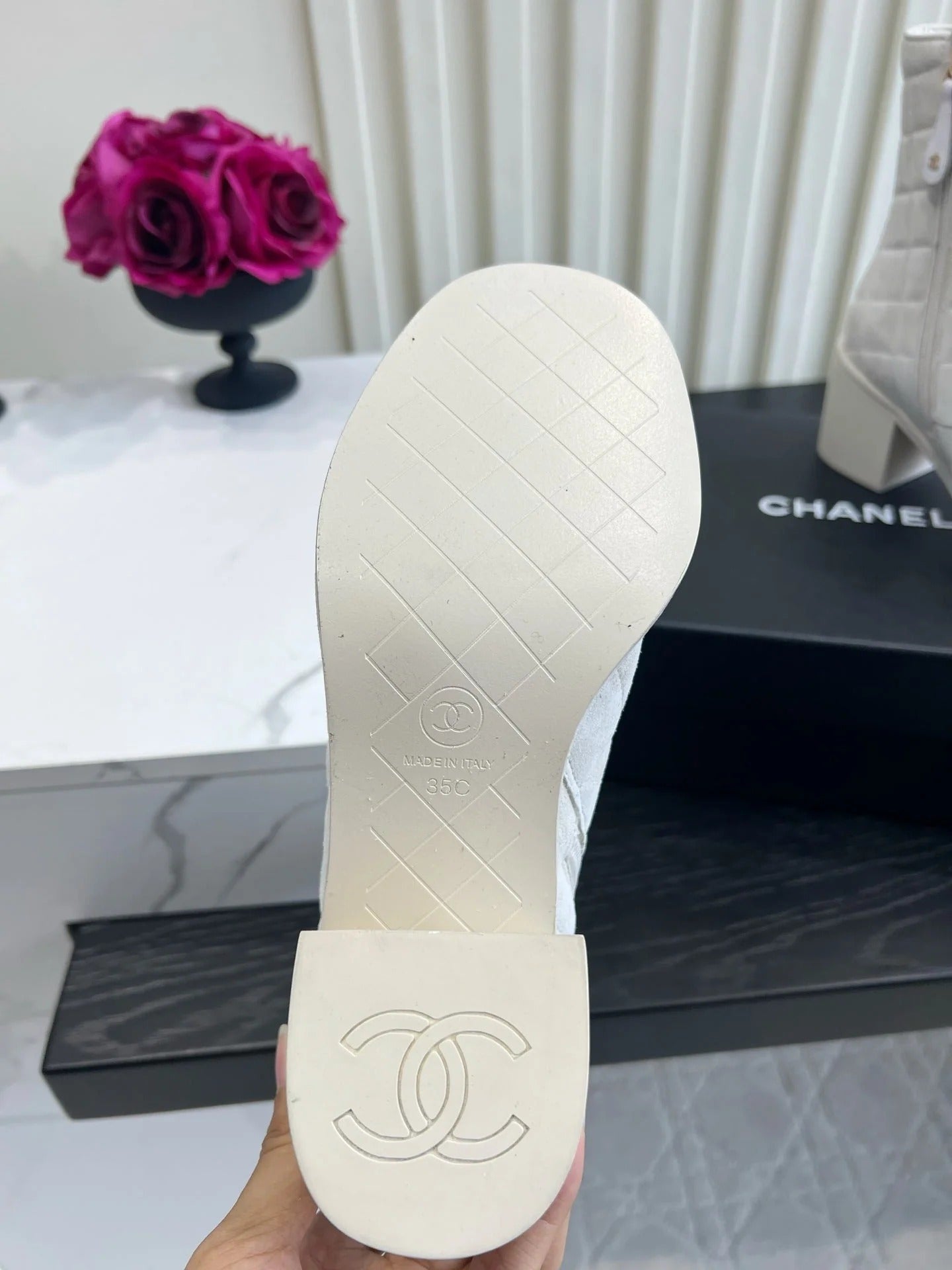 Chanel 2026 Lace-Up Ankle Boots Suede 977320
