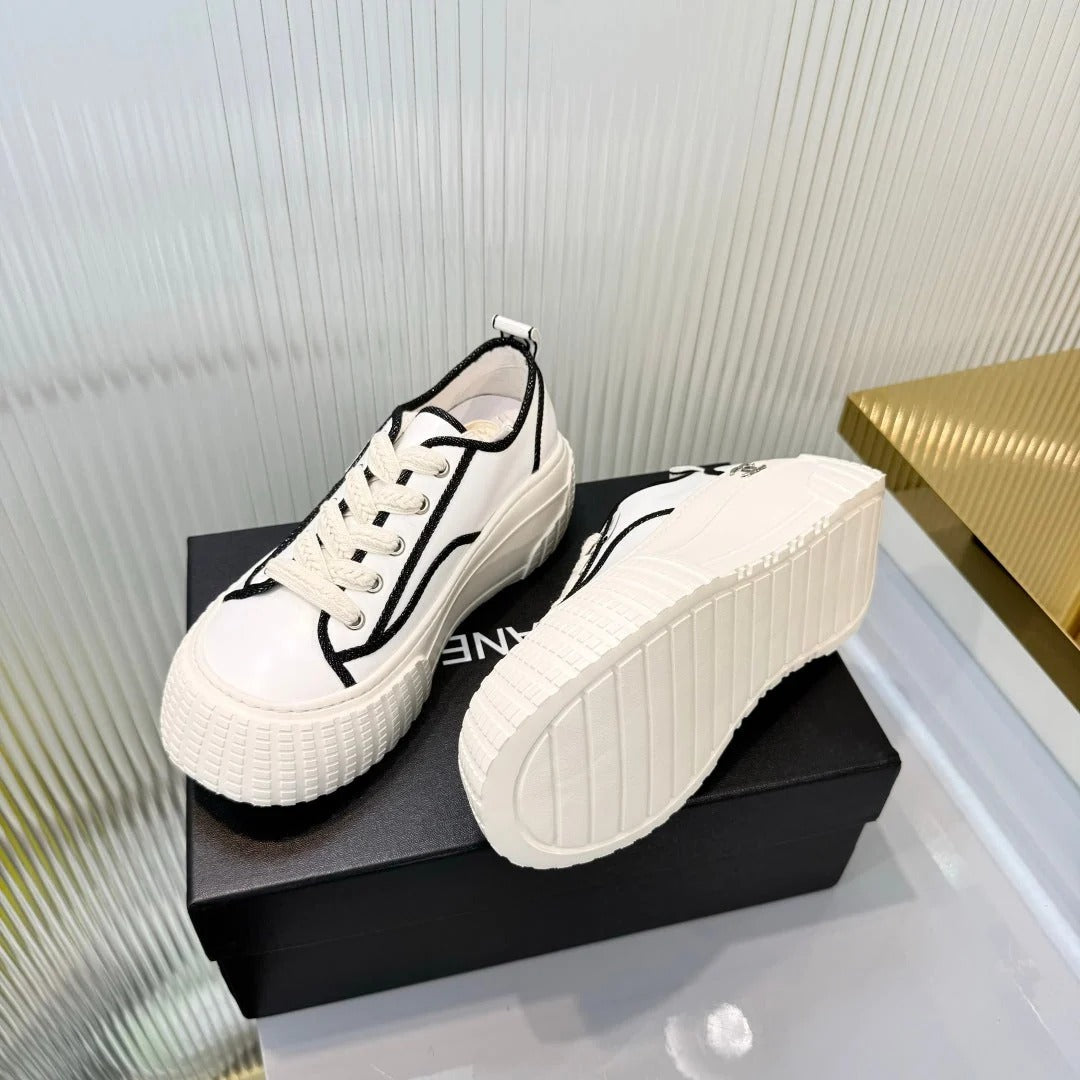 Chanel 2026 Casual Sneakers Denim Leather 927706