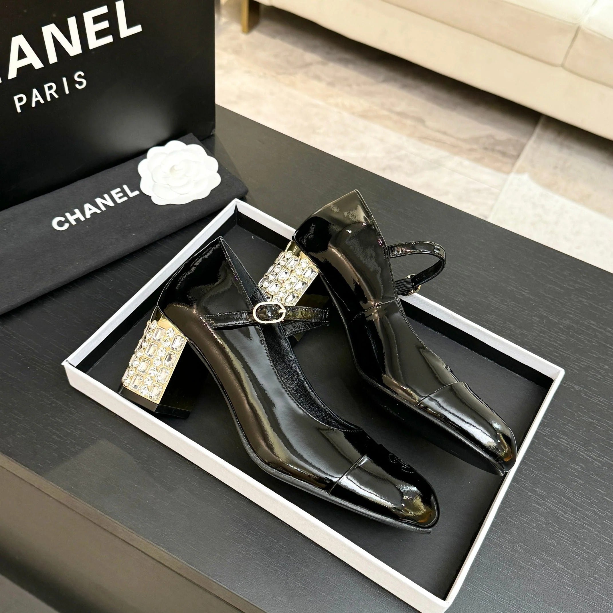 CC 2026 Mary Jane 65 Black Patent Leather 700645