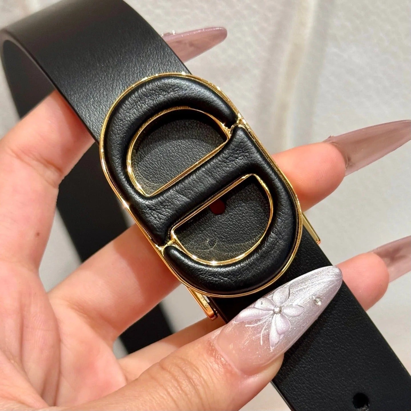 Dior 2026 Reversible Saddle Belt 2.5cm Smooth Calfskin