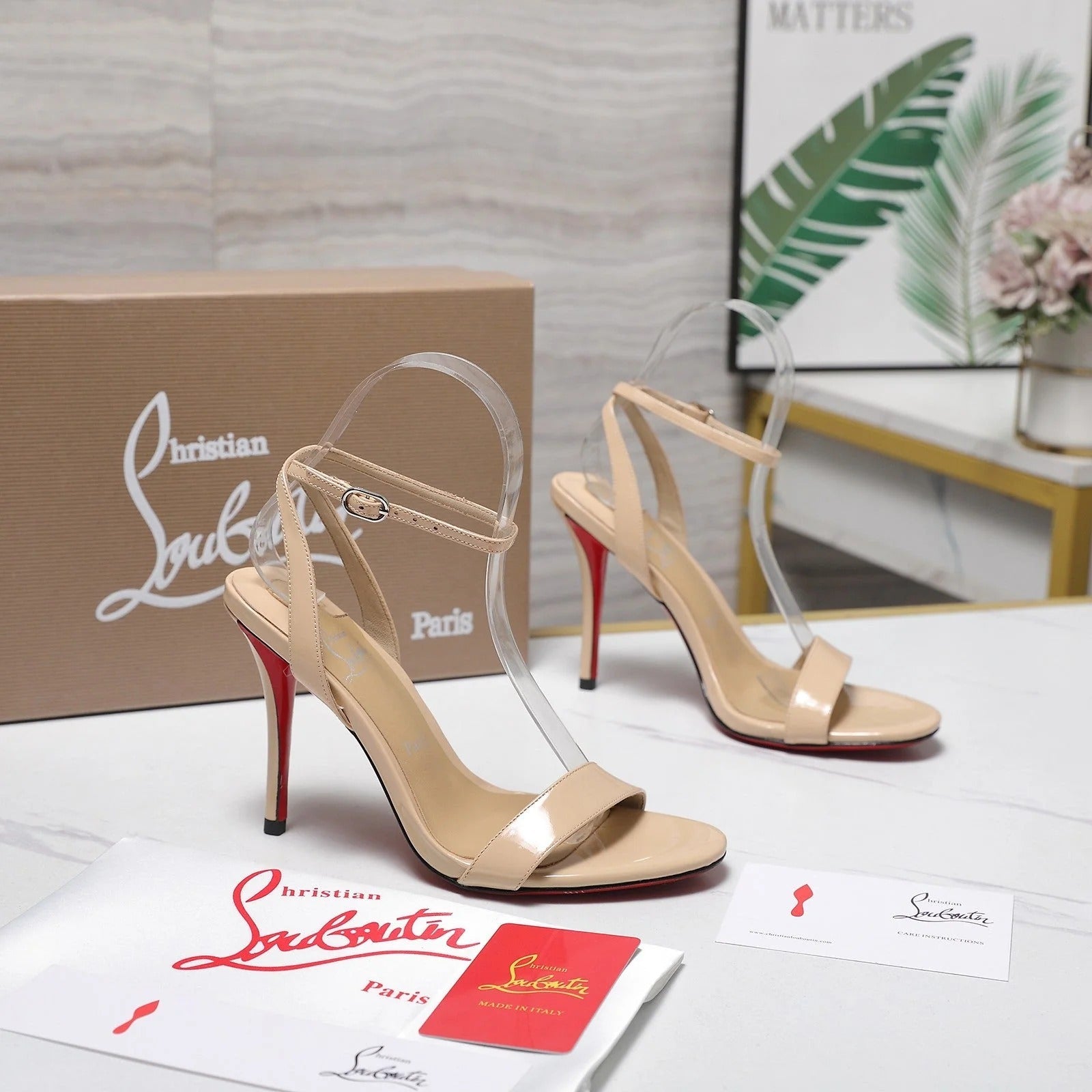CL Mis Z 100mm Sandal Patent Leather 863982