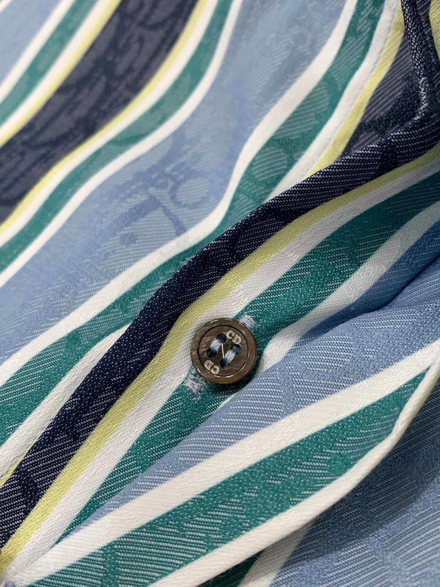 Dior 2026 Set Stripes Blue Cotton 628223