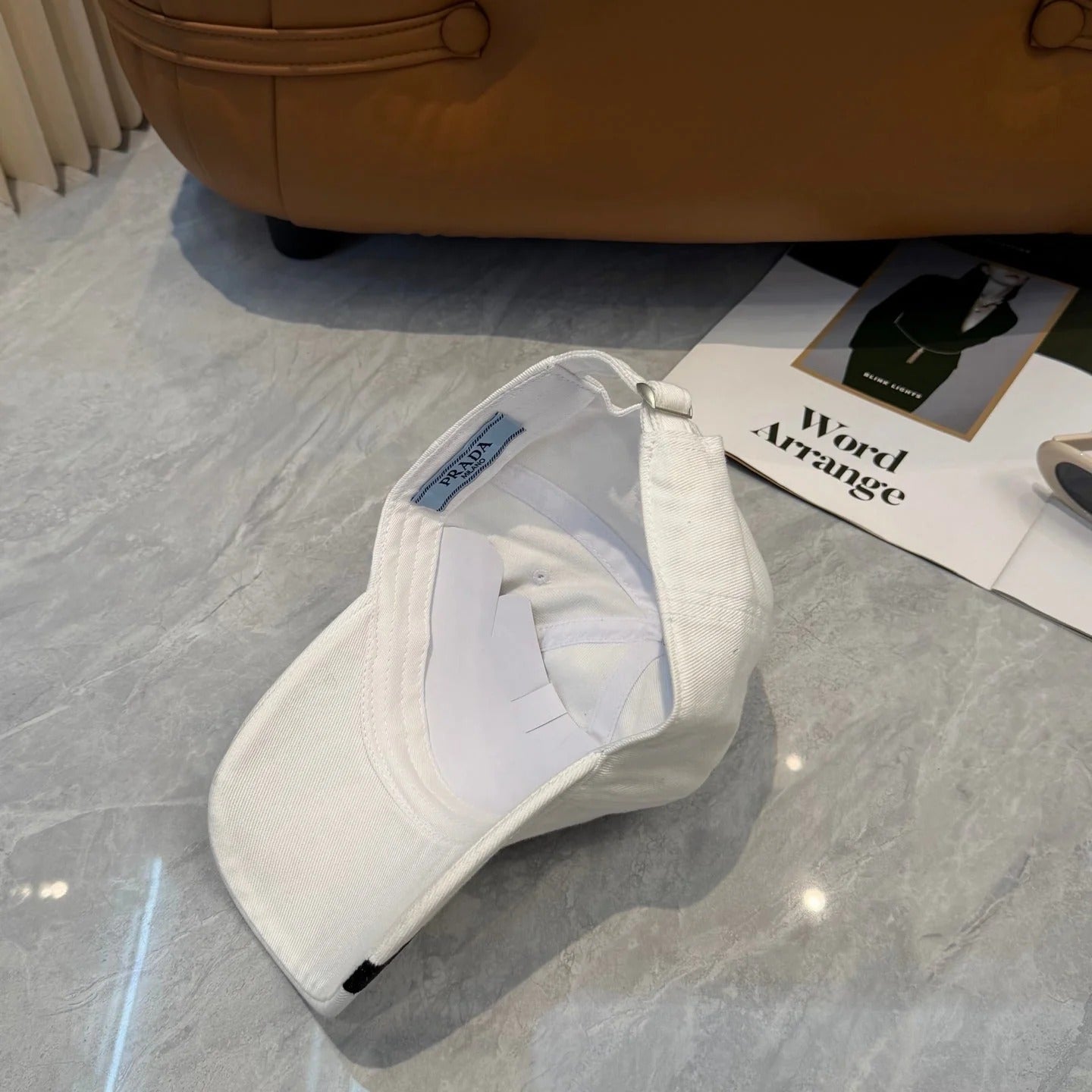Prada Cotton Baseball Cap 413158