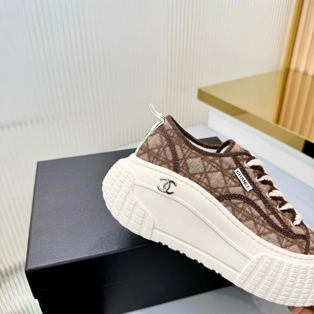 Chanel 2026 Casual Sneakers Denim Leather 927706
