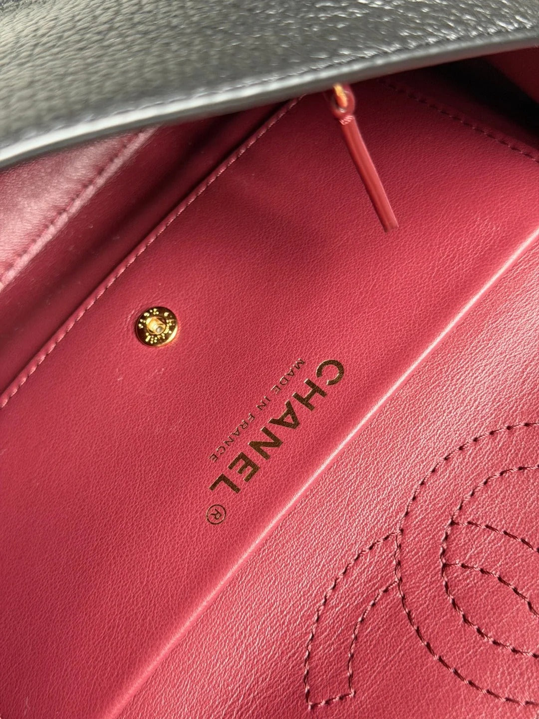 CC 2026 Mini Flap Bag 20cm Denim And Grained Calfskin