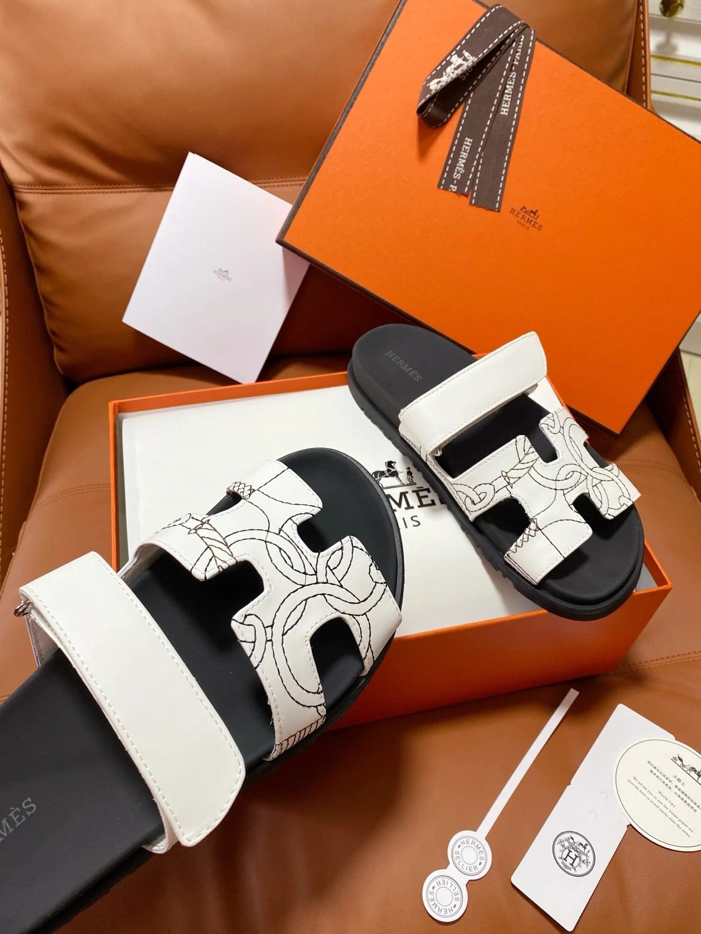 Hermes 2026 Chypre Sandal Cowhide 928494