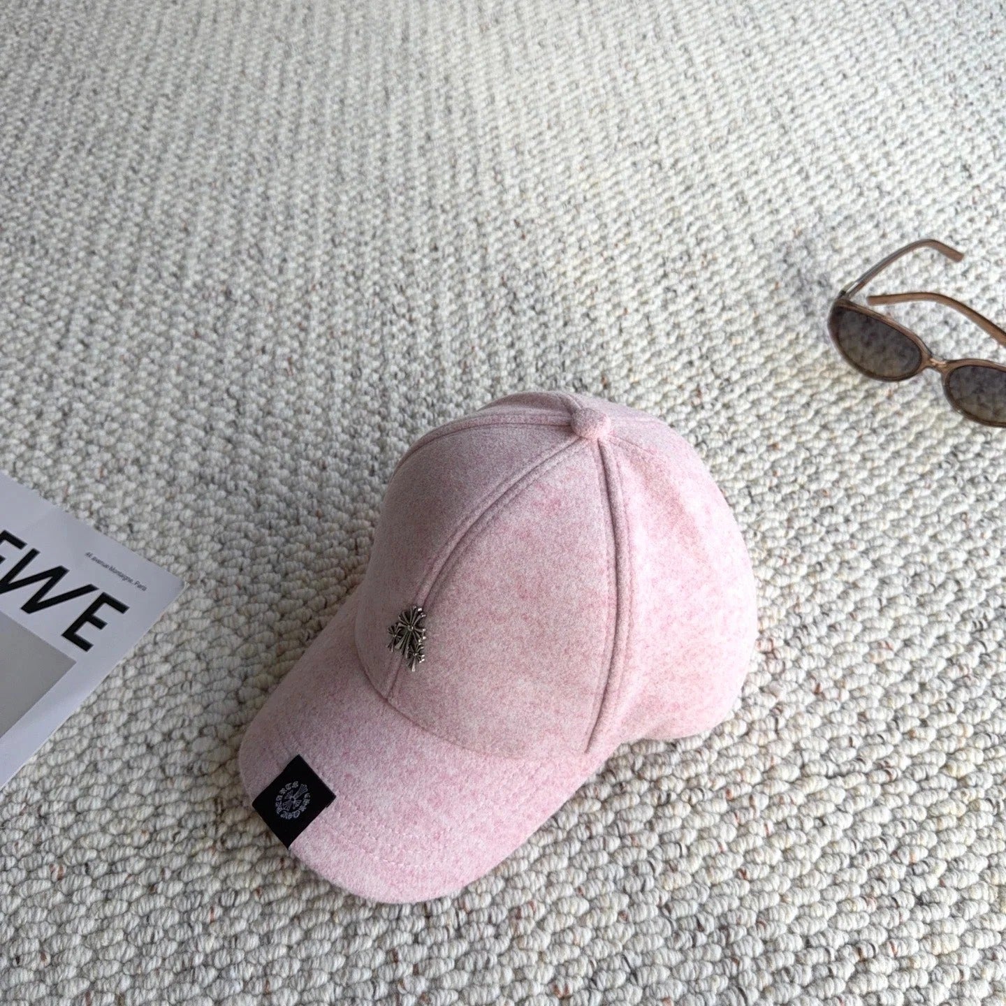 Chrome Hearts Wool Baseball Cap 413192