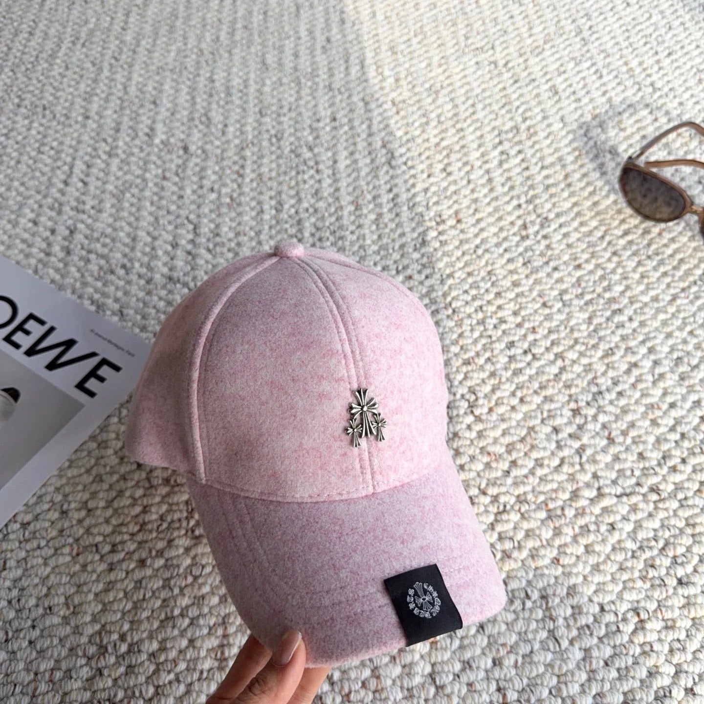 Chrome Hearts Wool Baseball Cap 413192