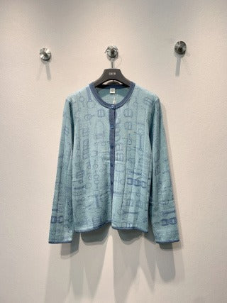 HM 26s Printed Knit Cardigan 406266