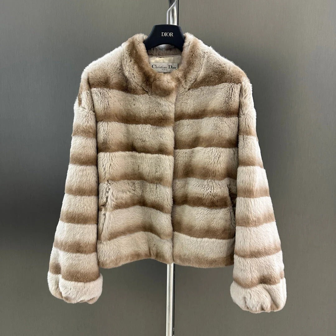 DIOR 25S RABBIT FUR JACKET 737