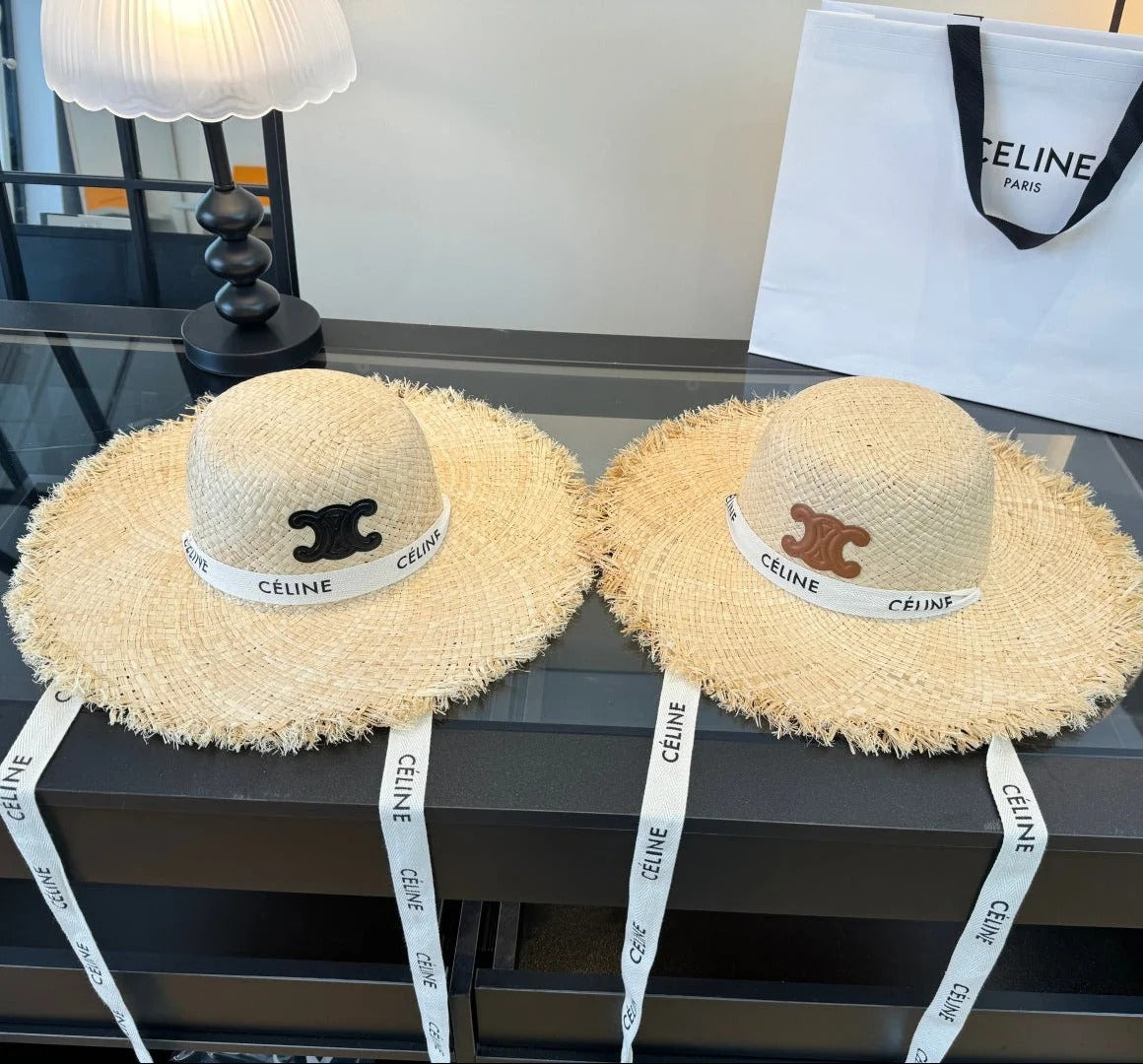 Celine Large Straw Hat 400880
