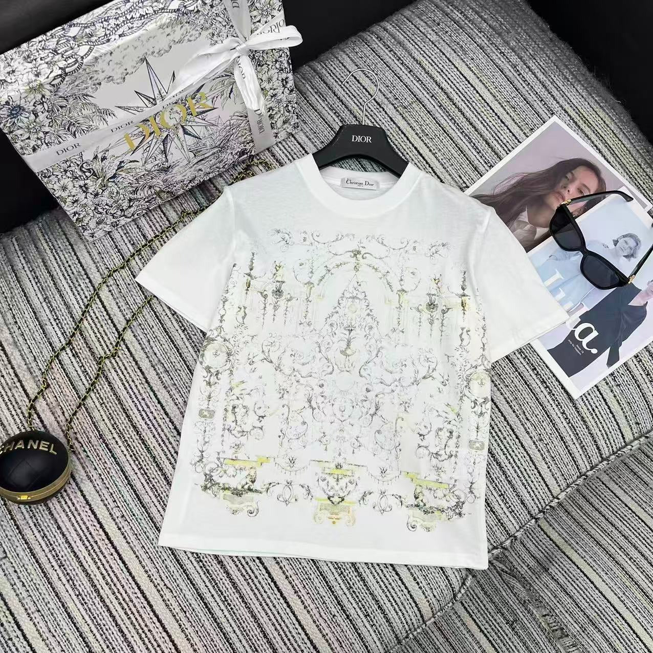 DIOR 25S SHORT-SLEEVE CREW NECK T-SHIRT 840