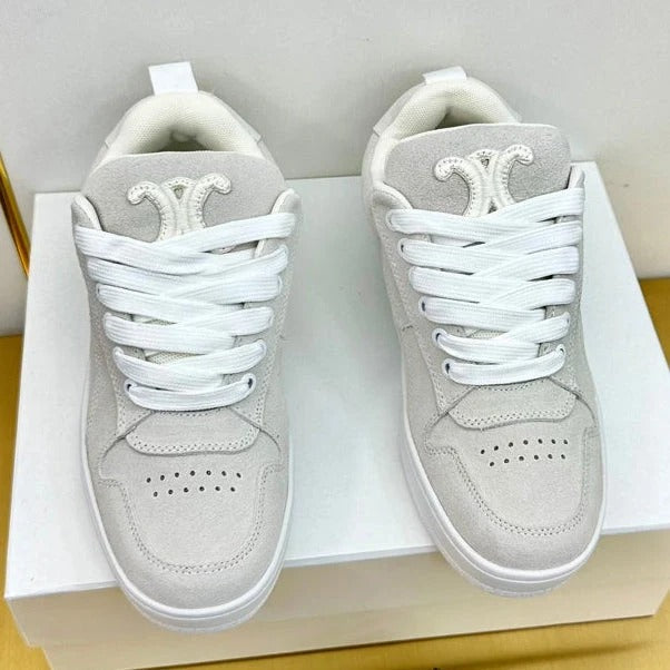 Celine 2026 Low Lace-Up Sneakers Suede Leather 987289