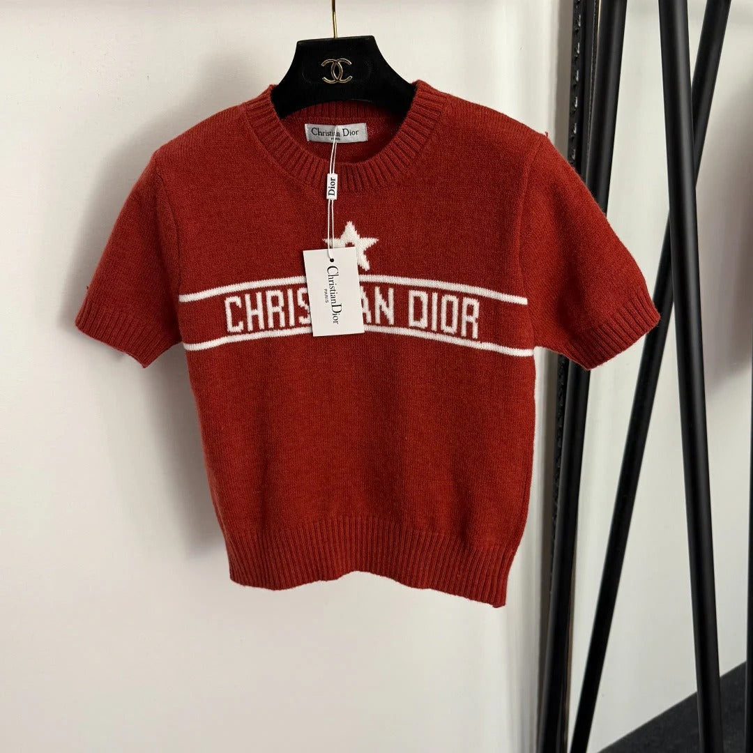 DIOR 25S SHORT-SLEEVE SWEATER 650