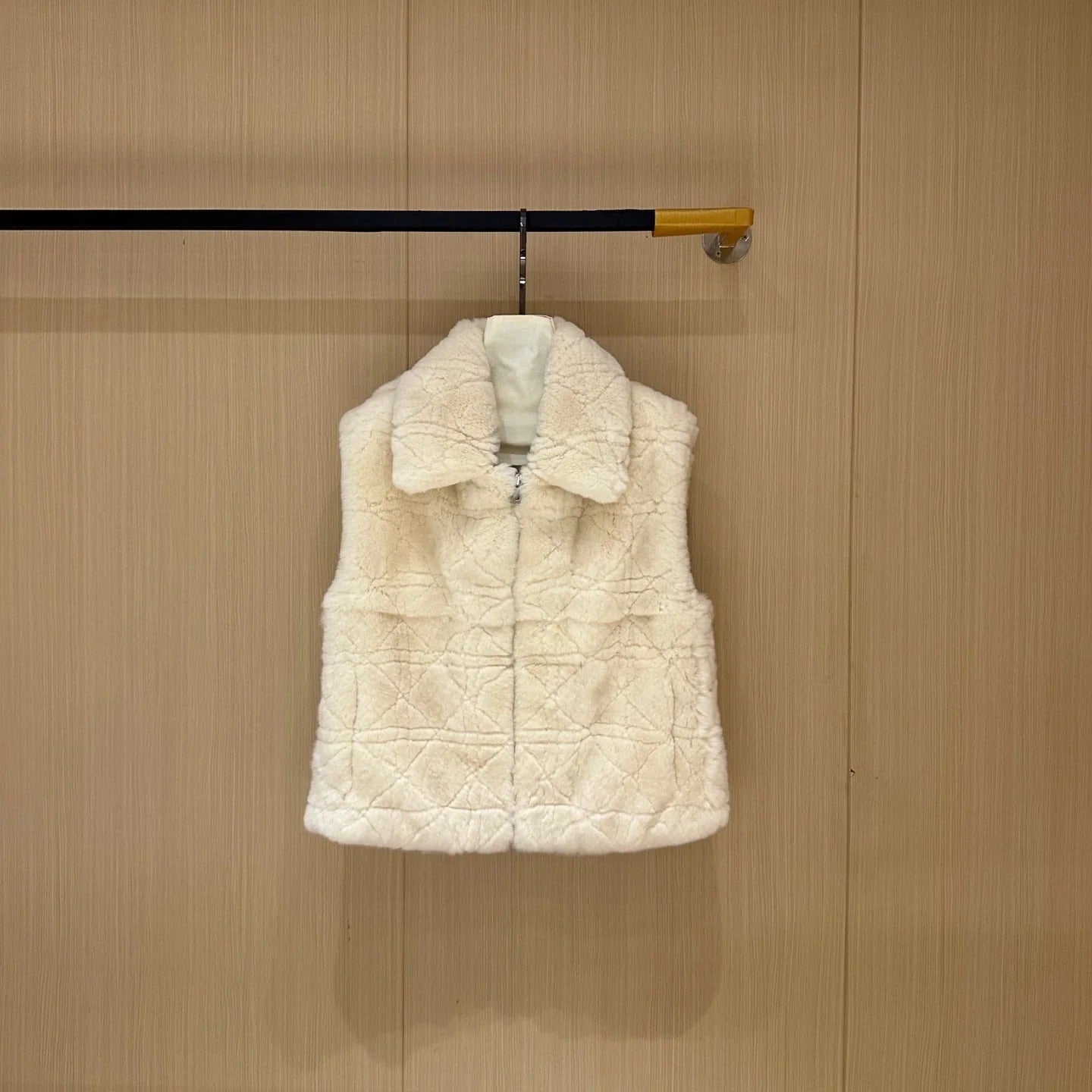 DIOR 25S ANGORA RABBIT FUR JACKET 768