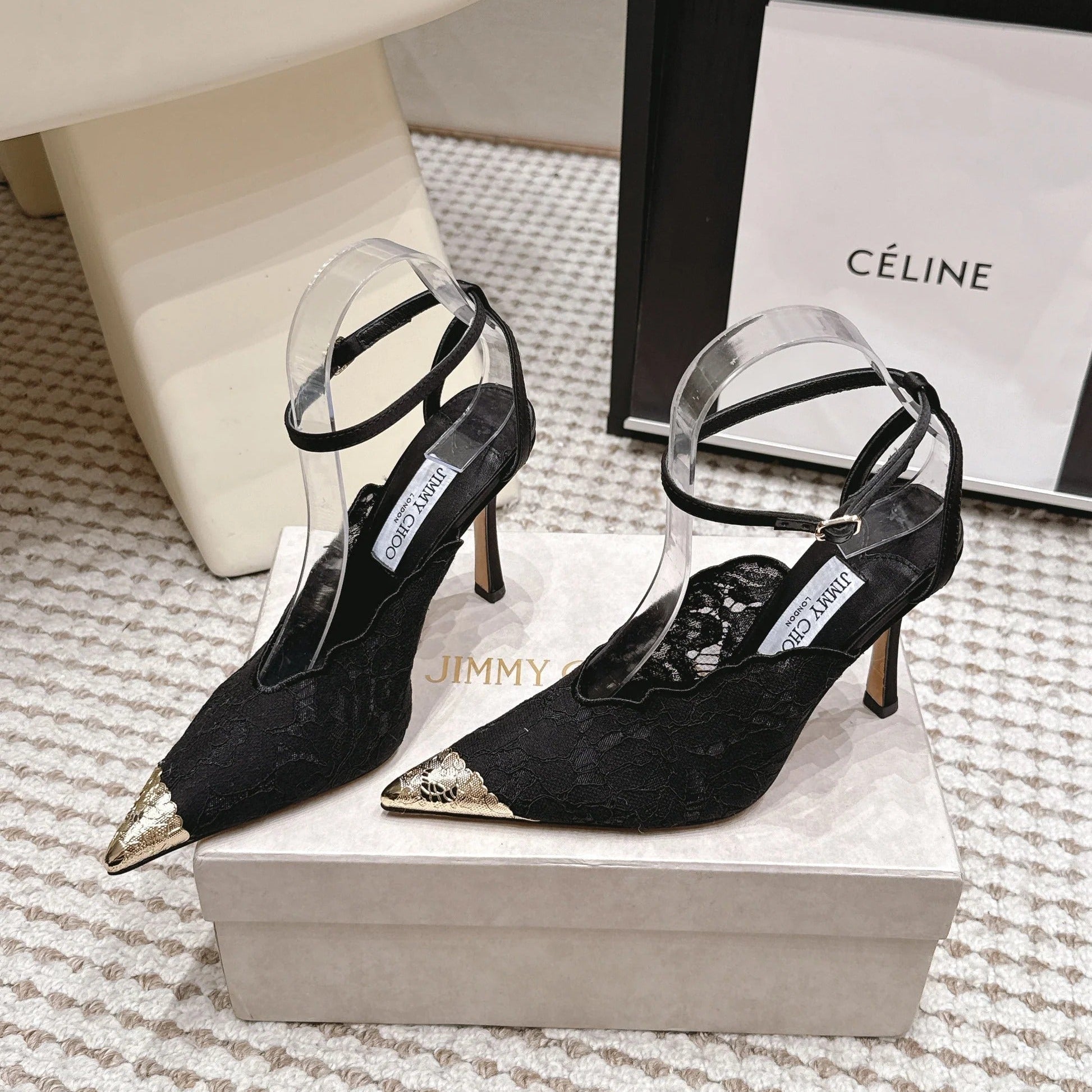 Jimmy Choo 2026 Faiz Slingback 10.5cm Lace 930959