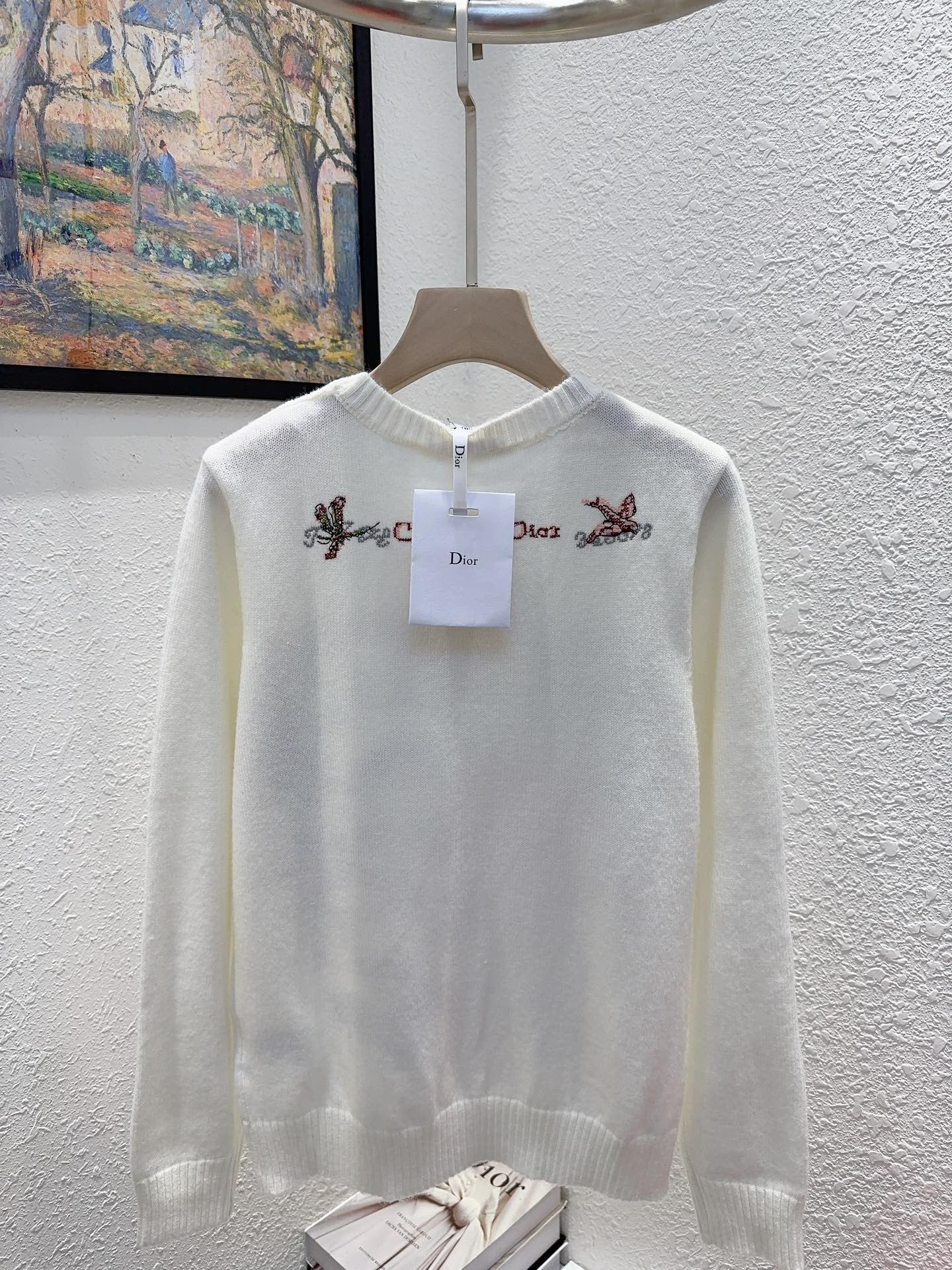 DIOR 25S LONG-SLEEVE CREWNECK SWEATER 675