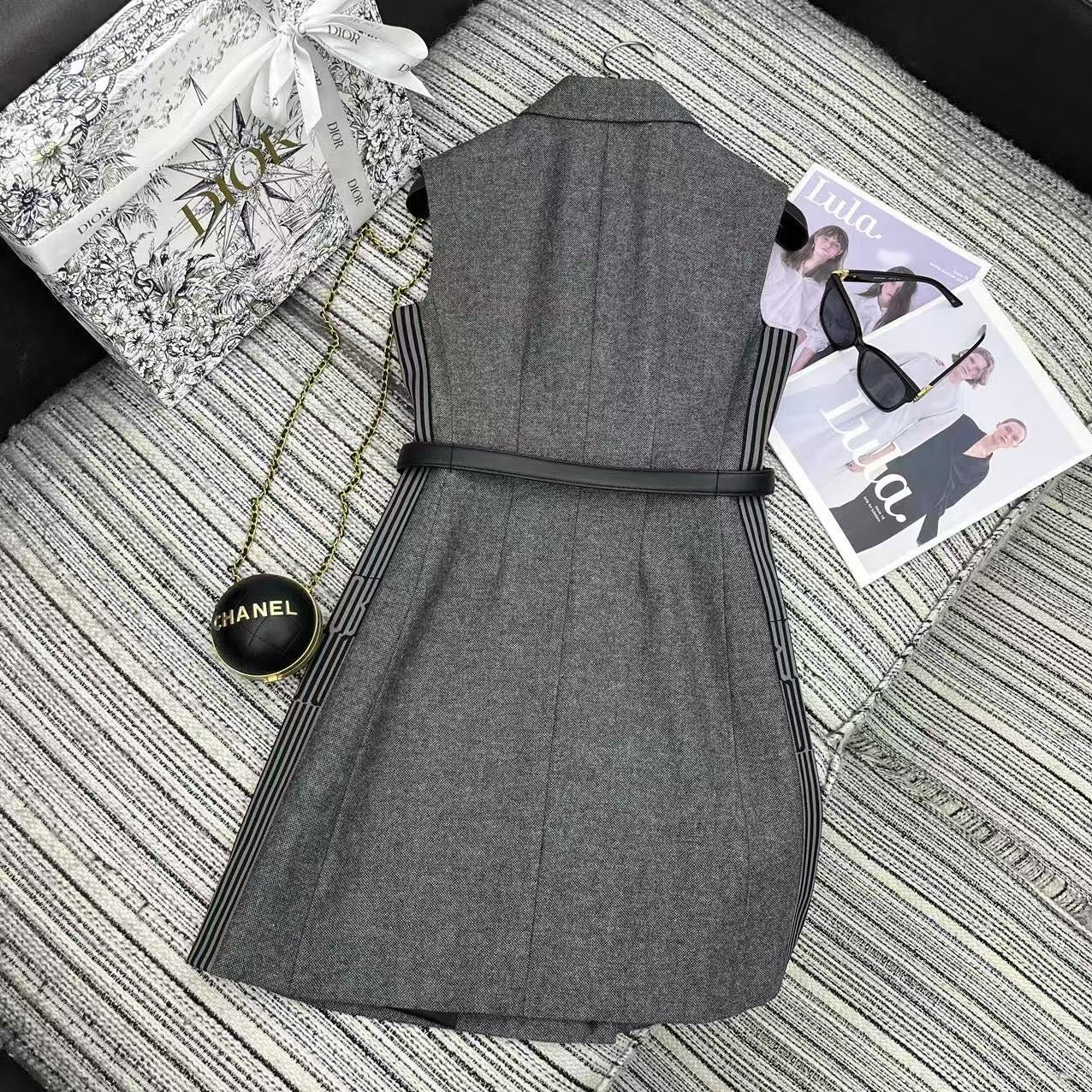 DIOR 25S DOUBLE-BREASTED BLAZER DRESS 799