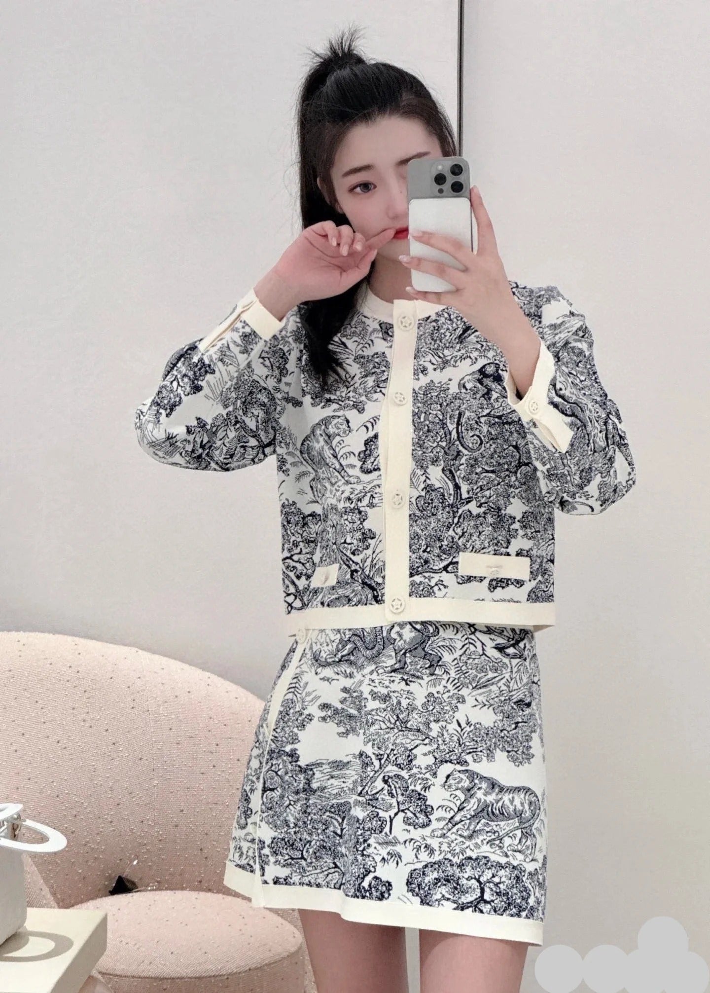DIOR 25S SKIRT SET 702