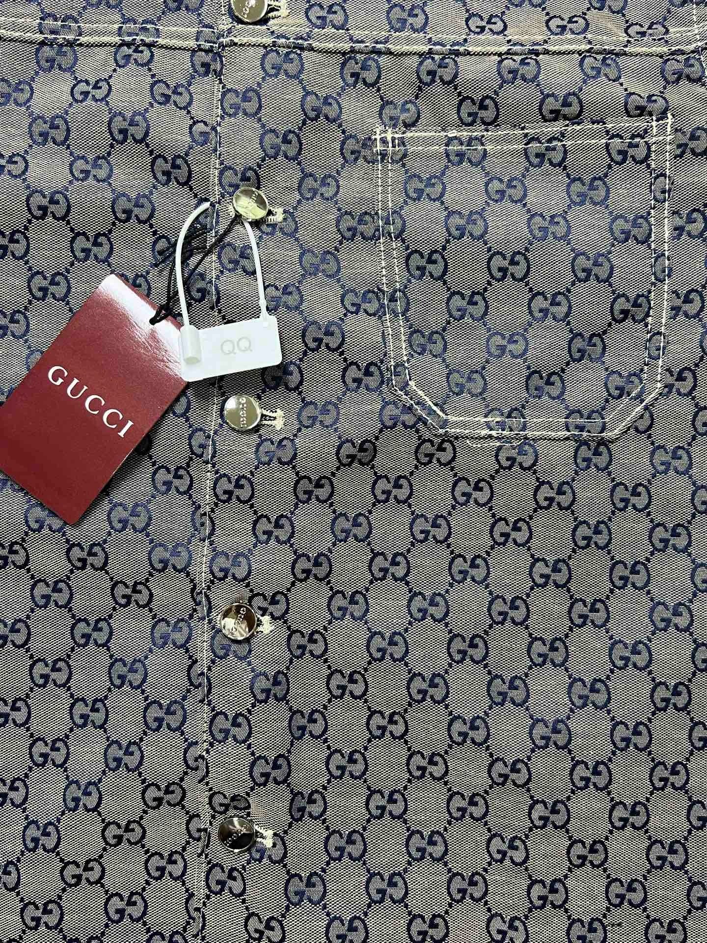GC 2026 Men's Shirt Taupe Blue Denim 640789