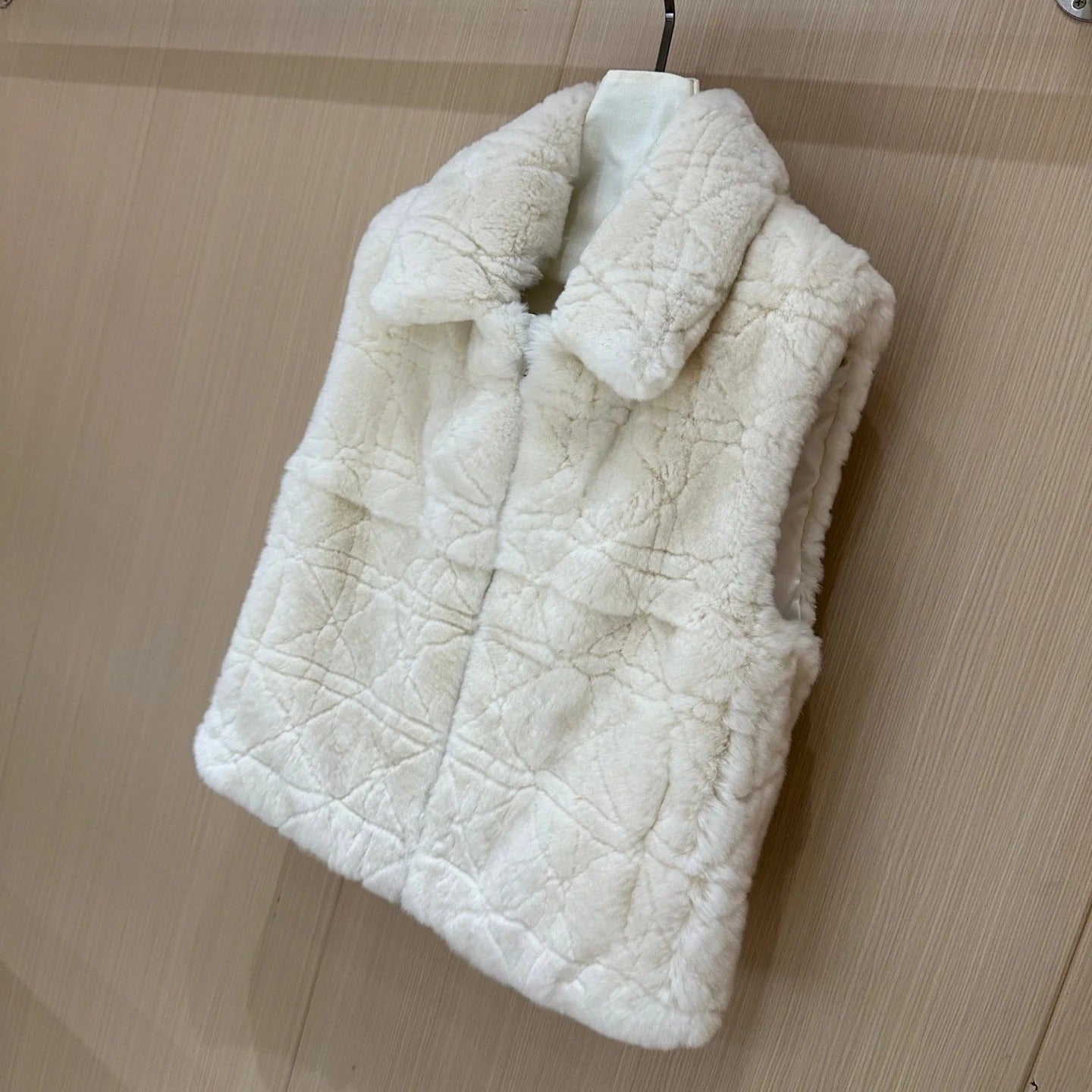 DIOR 25S ANGORA RABBIT FUR JACKET 768