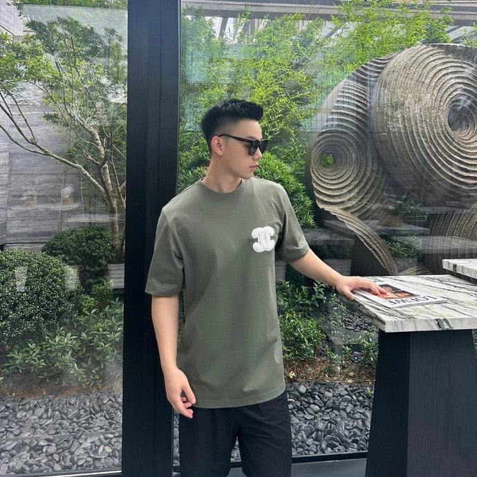 CC 2026 Short-Sleeve T-Shirt Light Olive Green Cotton 645989