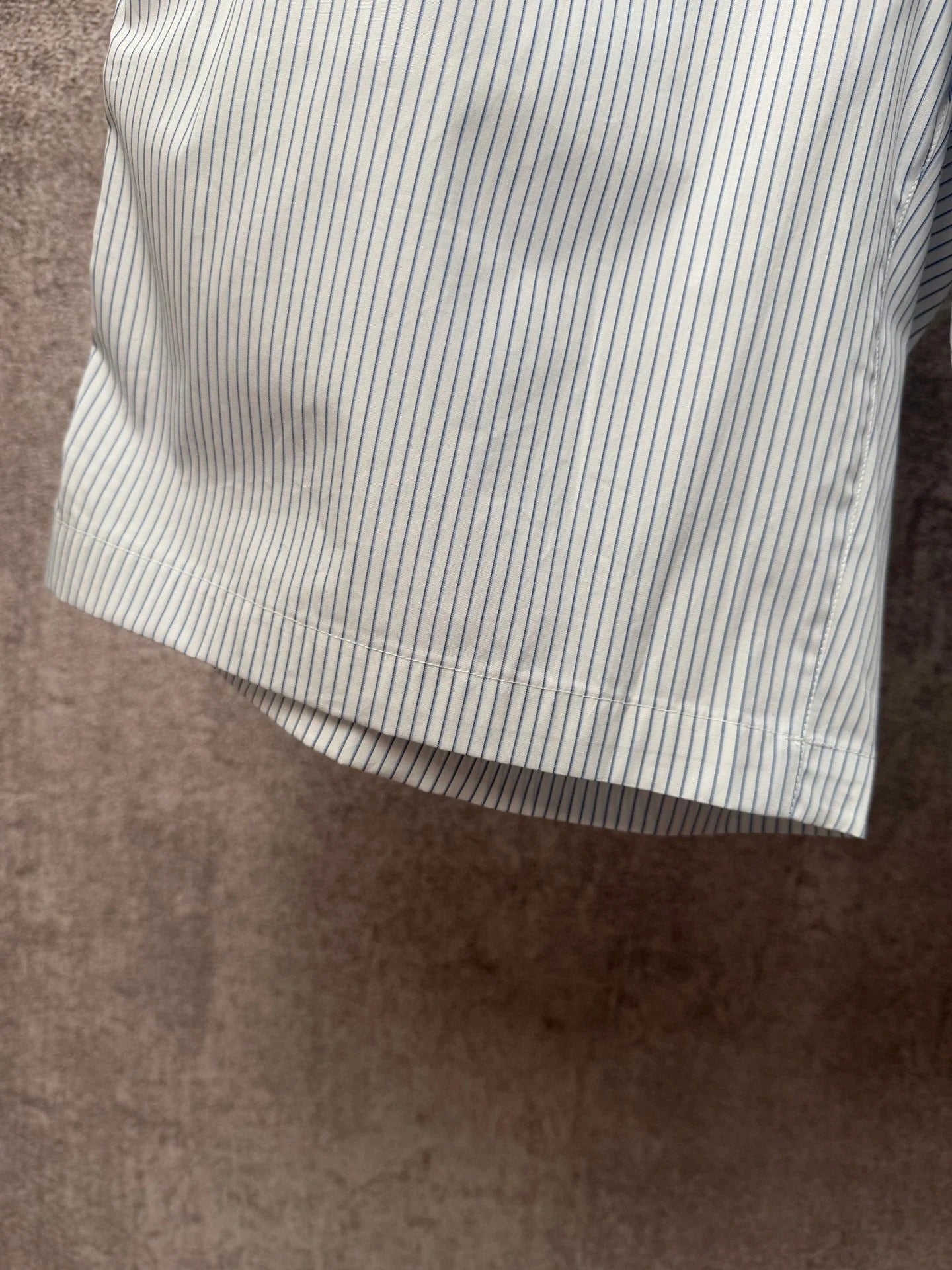GC 2026 Men's Striped Shorts White Blue Cotton 643455