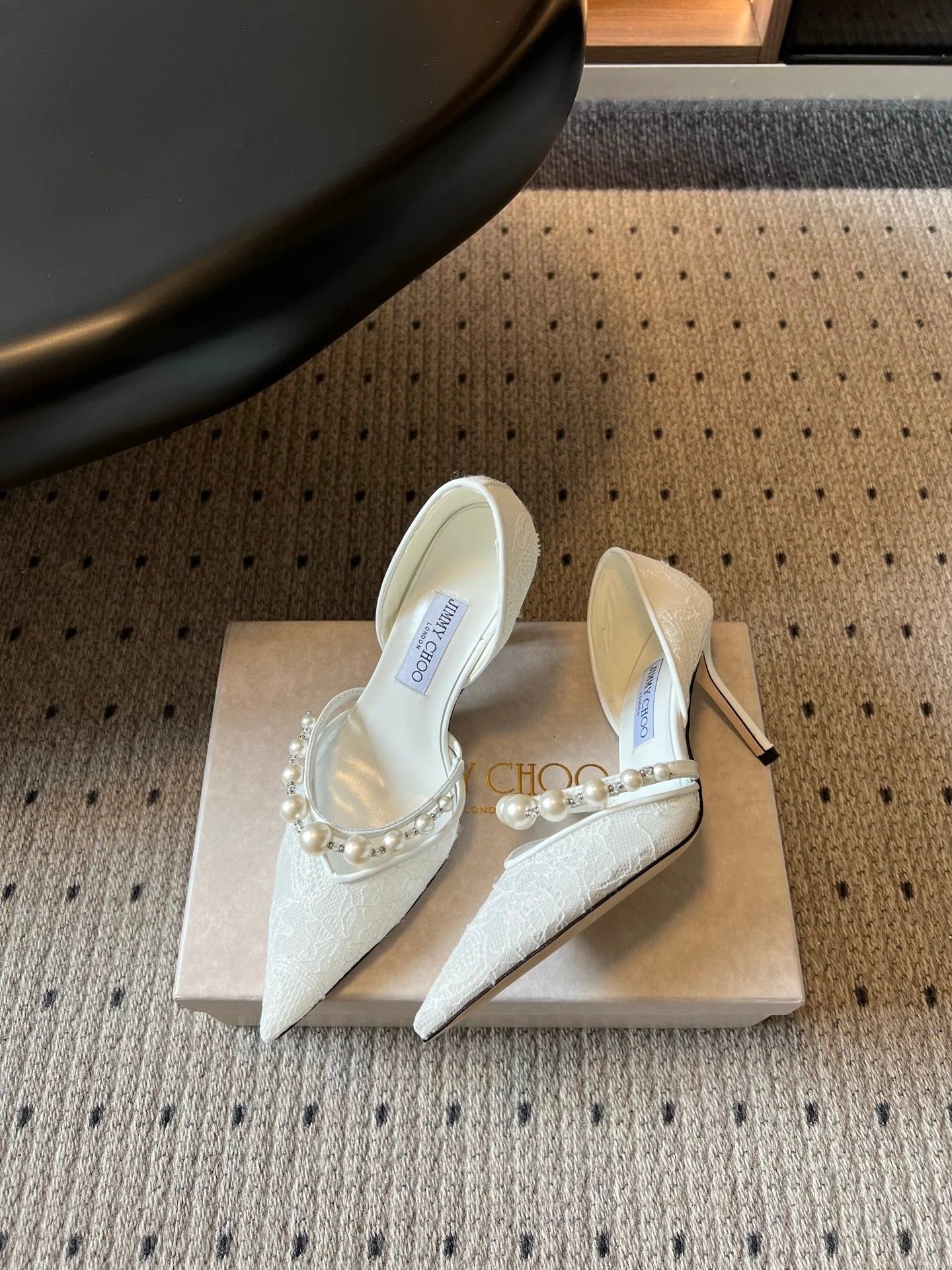Jimmy Choo 2026 Aurelie Pumps 85mm Lace 933902