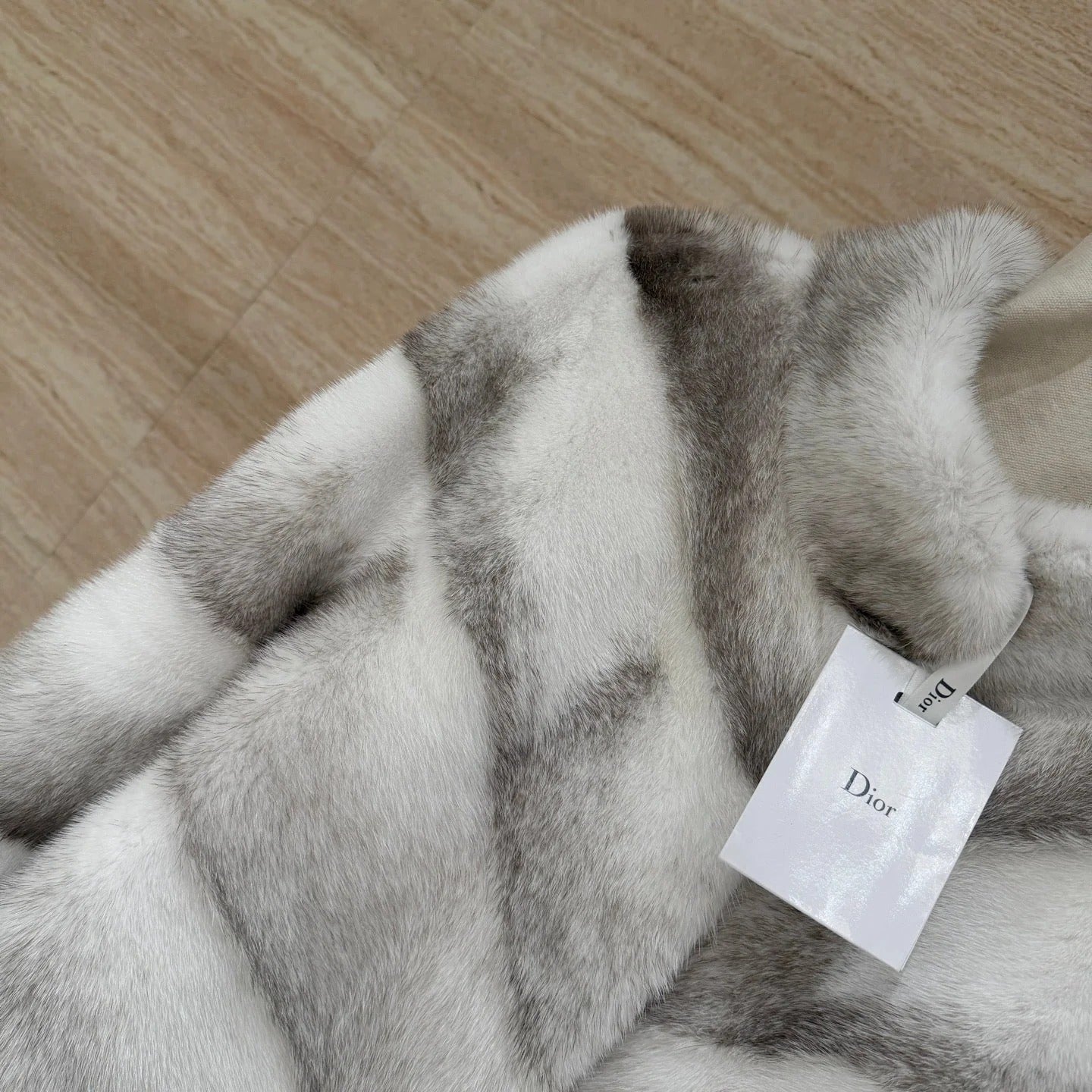 DIOR 25S STAND-COLLAR MINK FUR JACKET 778