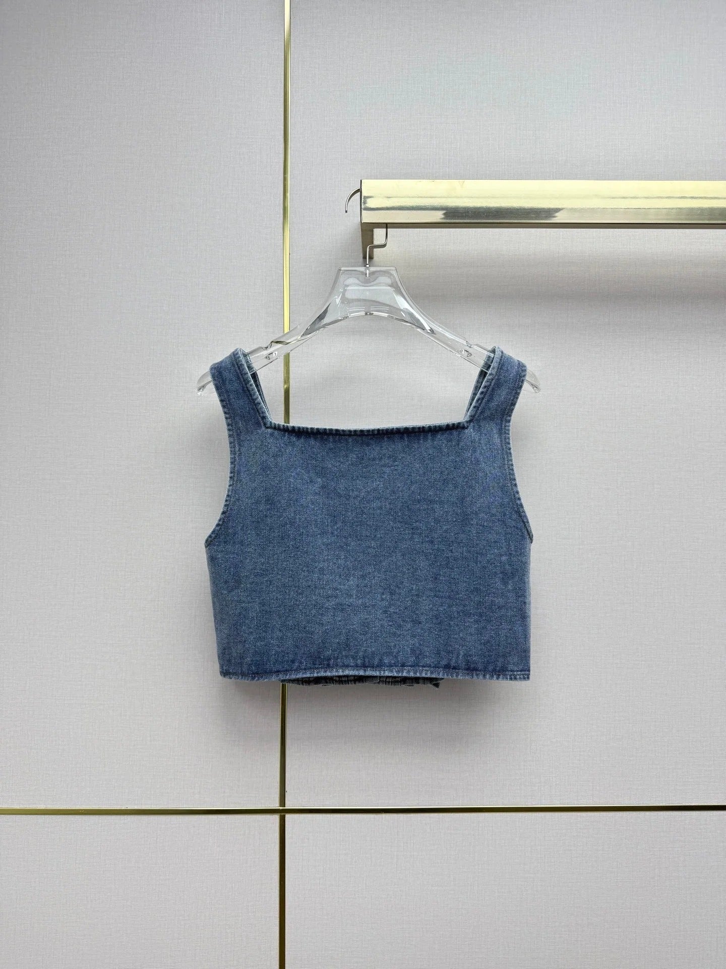 Miumiu 2026 Crop Top Demin 400230