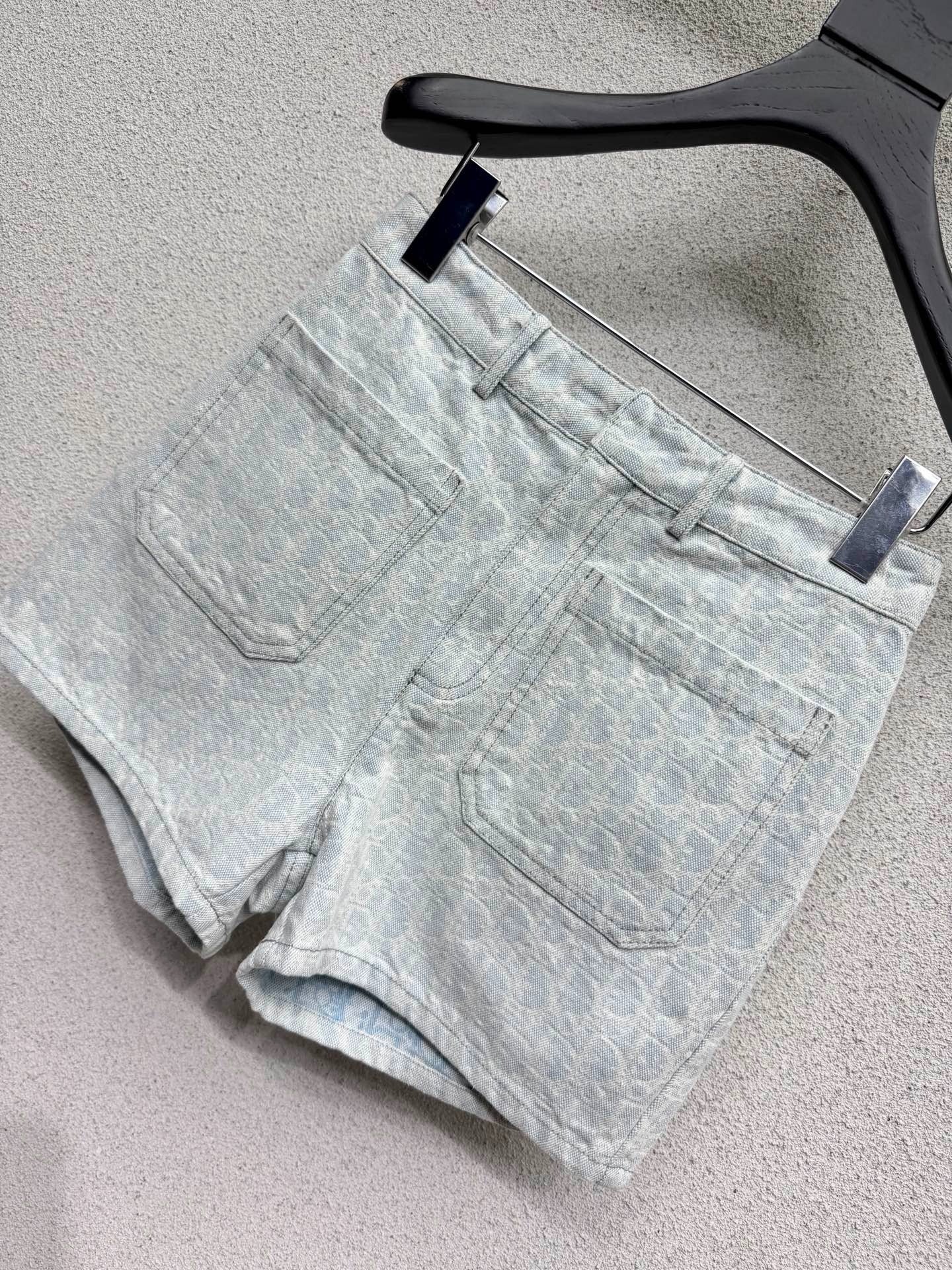 Dior 2026 Demin Jean Short Light Blue Cotton 400978