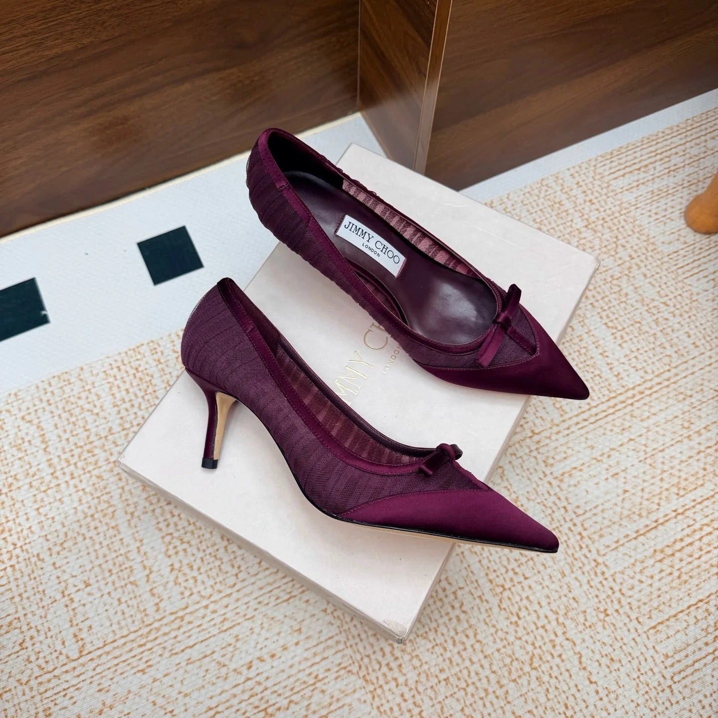 Jimmy Choo 2026 Love Pumps 6.5cm Lace Silk 920809