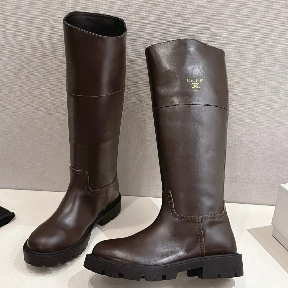 Celine 2026 Margaret Boots Leather 101100