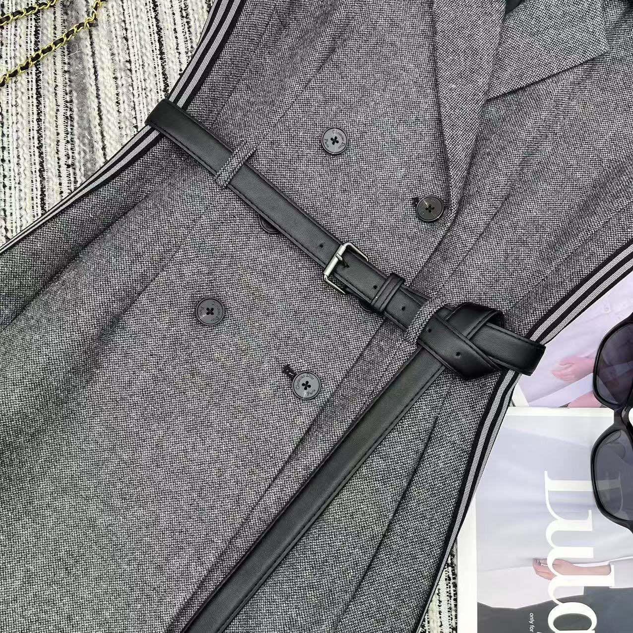 DIOR 25S LONG DOUBLE-BREASTED BLAZER DRESS 800
