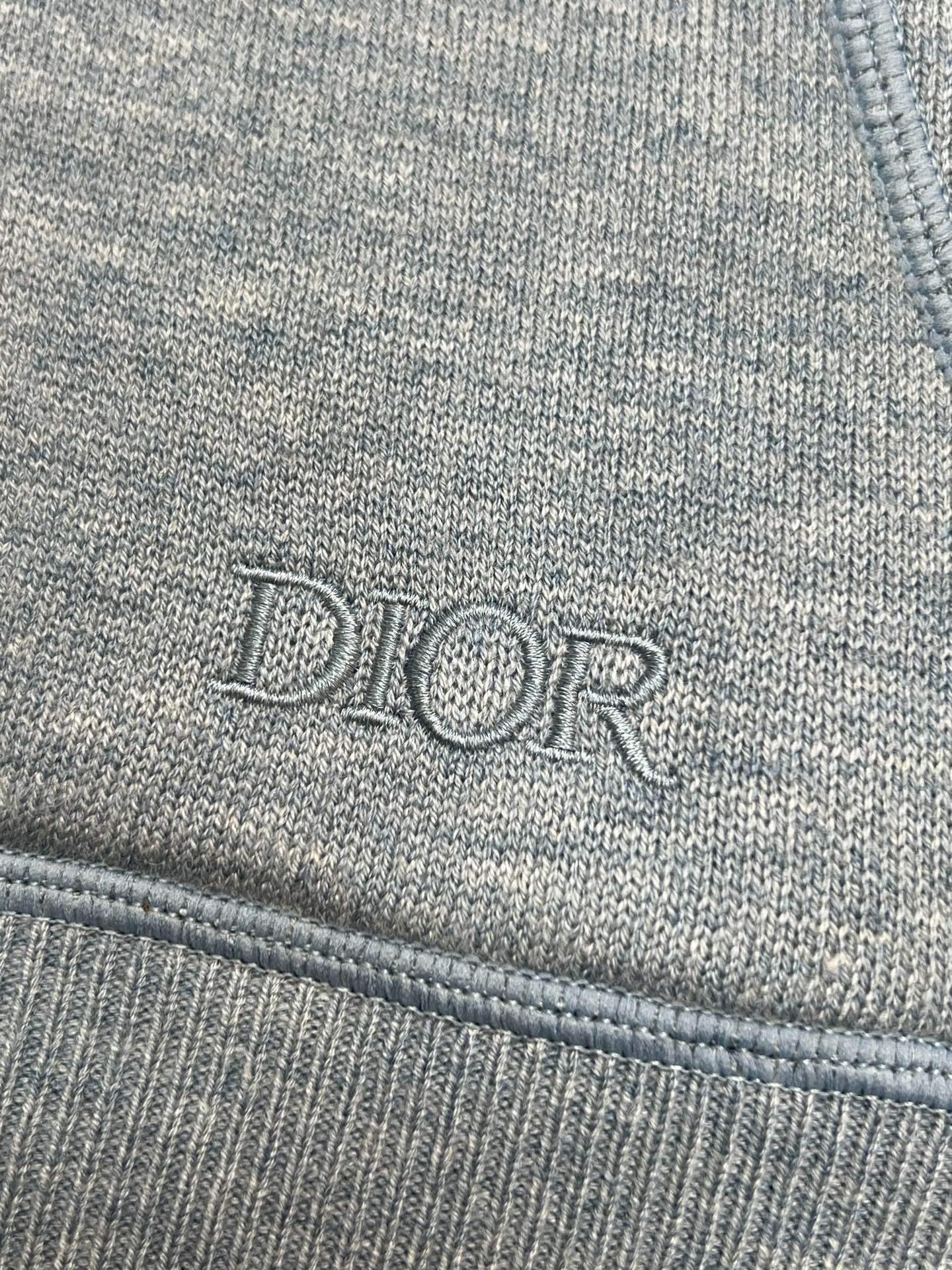 DIOR 25S HOODED ZIP-UP CARDIGAN 684