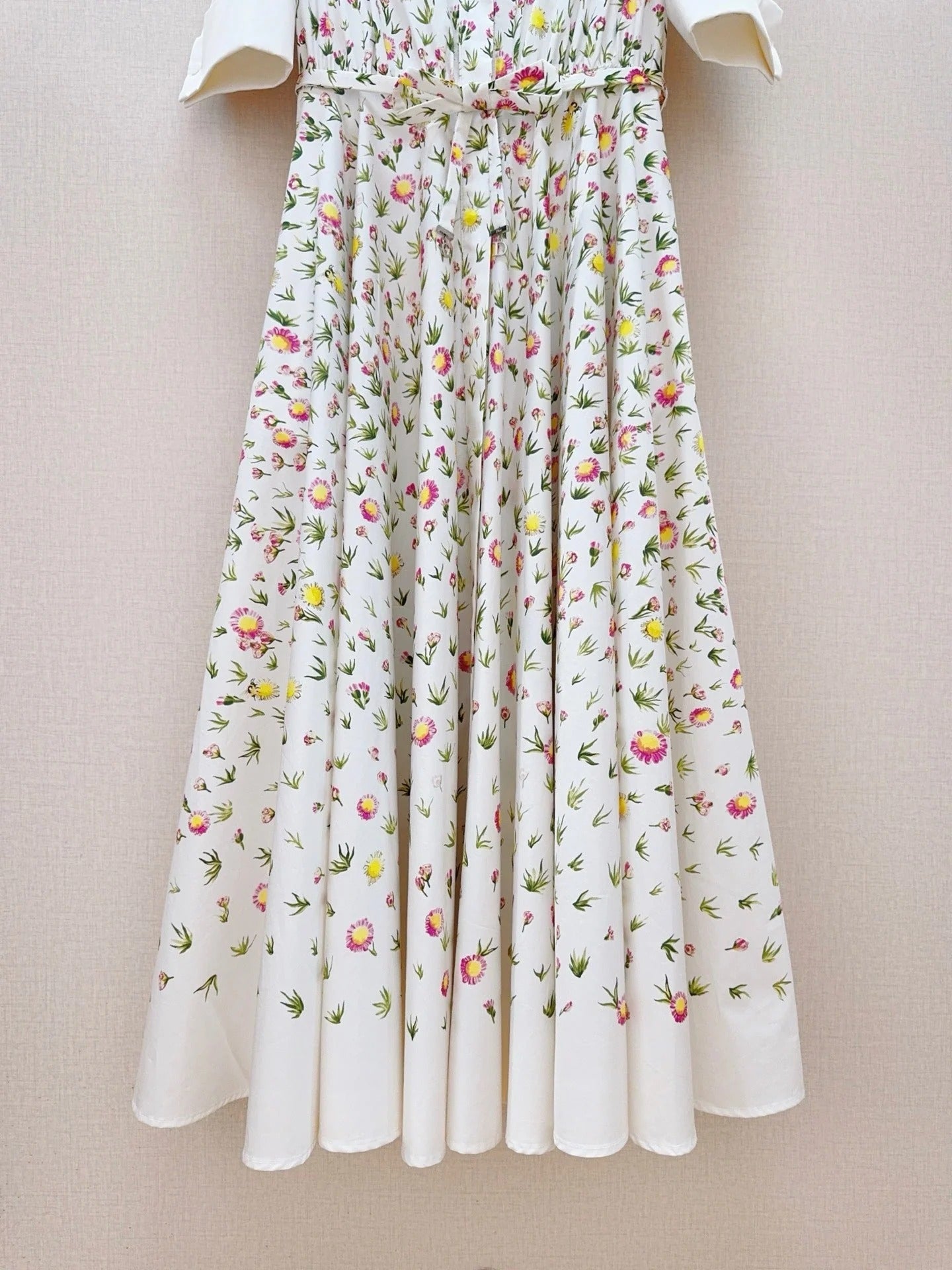 Dior 2026 Printed Dress Cotton Poplin 571250