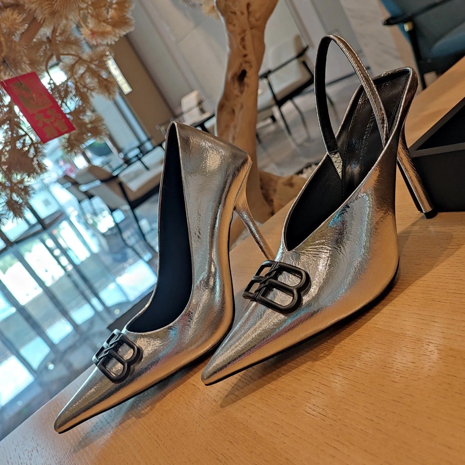 Balenciaga 26s High Heel Pump 90 Genuine Leather