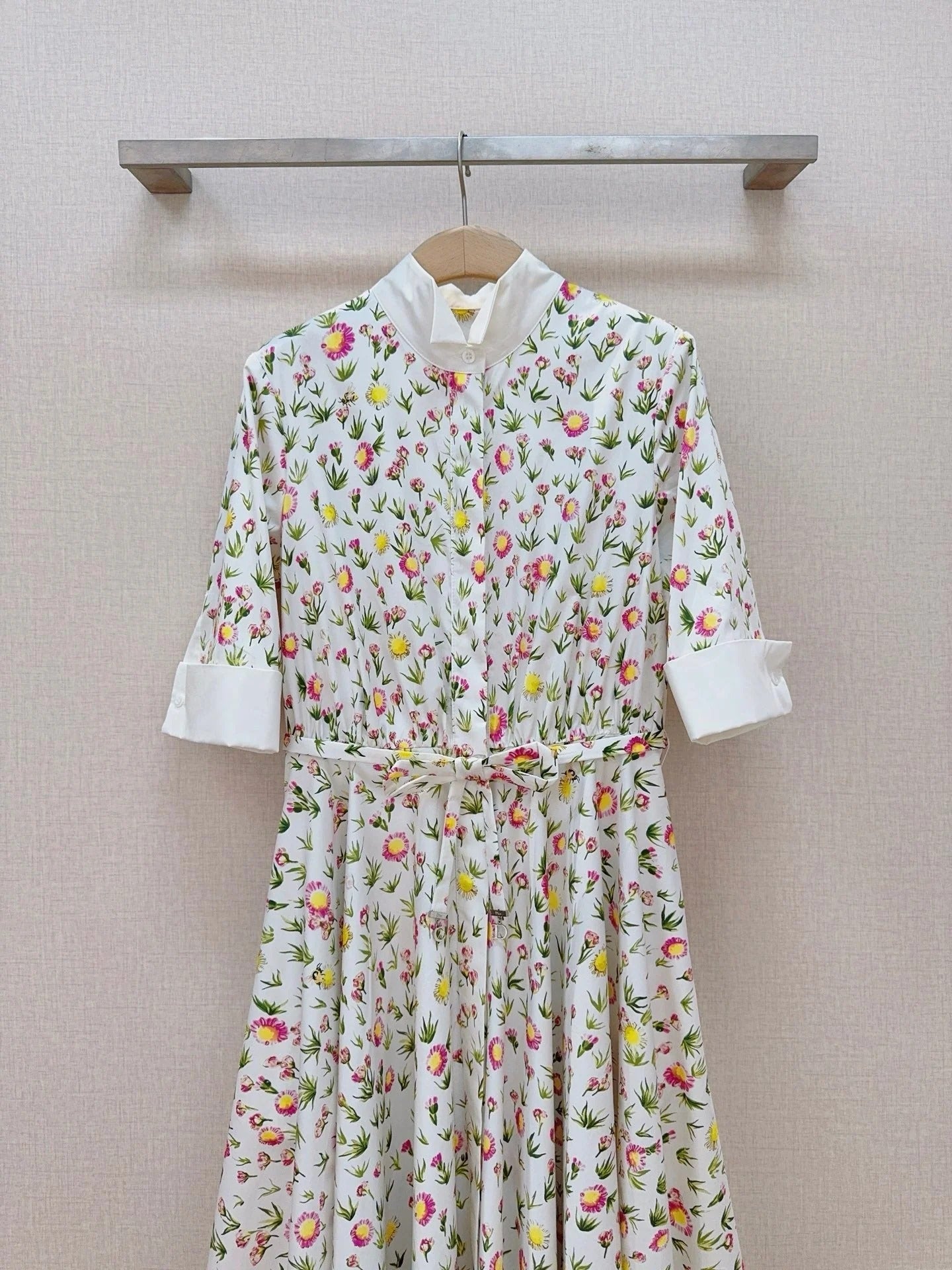 Dior 2026 Printed Dress Cotton Poplin 571250