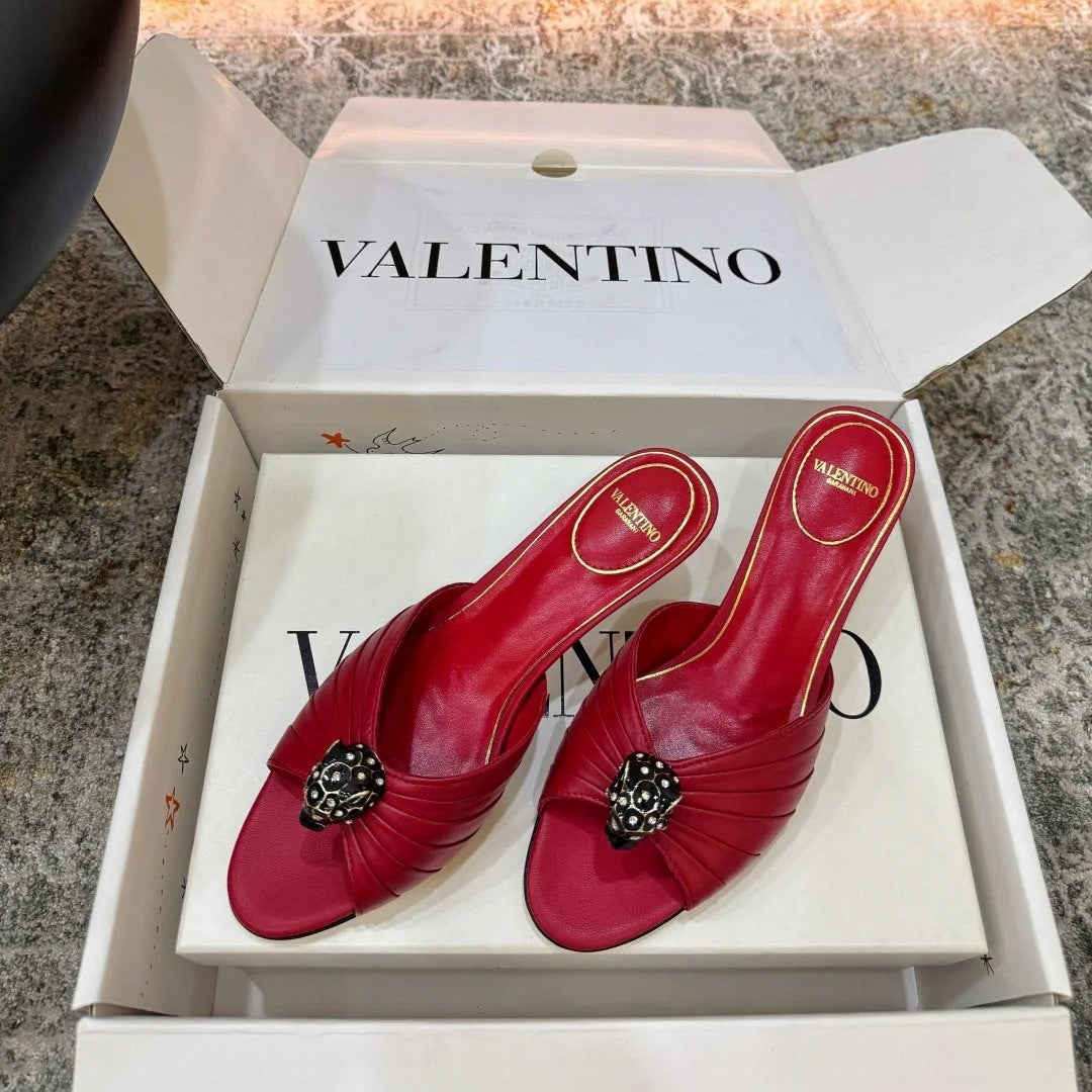 VT 26s Slide Sandals 55 Cowhide Leather 709648
