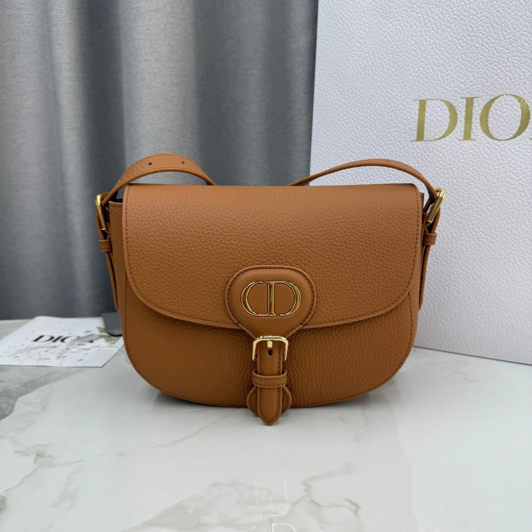 Dior 2026 Bobby Bag 22cm Multicolors Fabric and Grained Calfskin