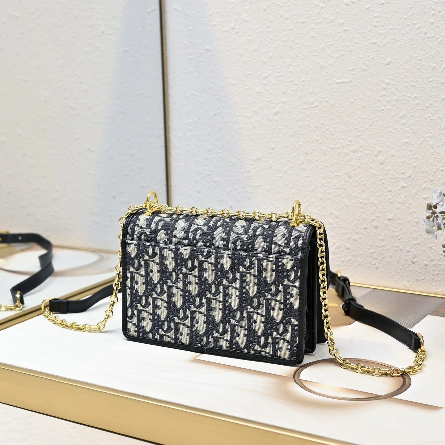 Dior 2026 Miss Caro Mini Bag 18cm Fabric Leather