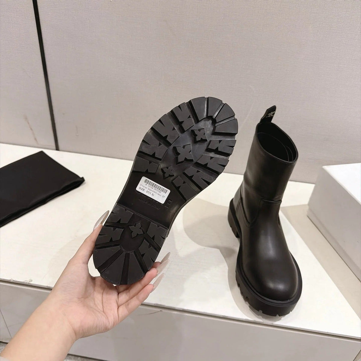 Celine 2026 Margaret Boots Leather 101100