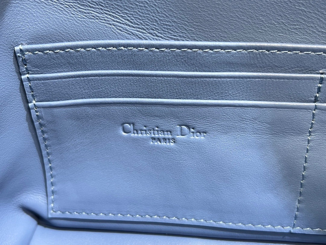 Dior 2026 Star Hobo Bag With Chain 28.5cm Tweed Leather