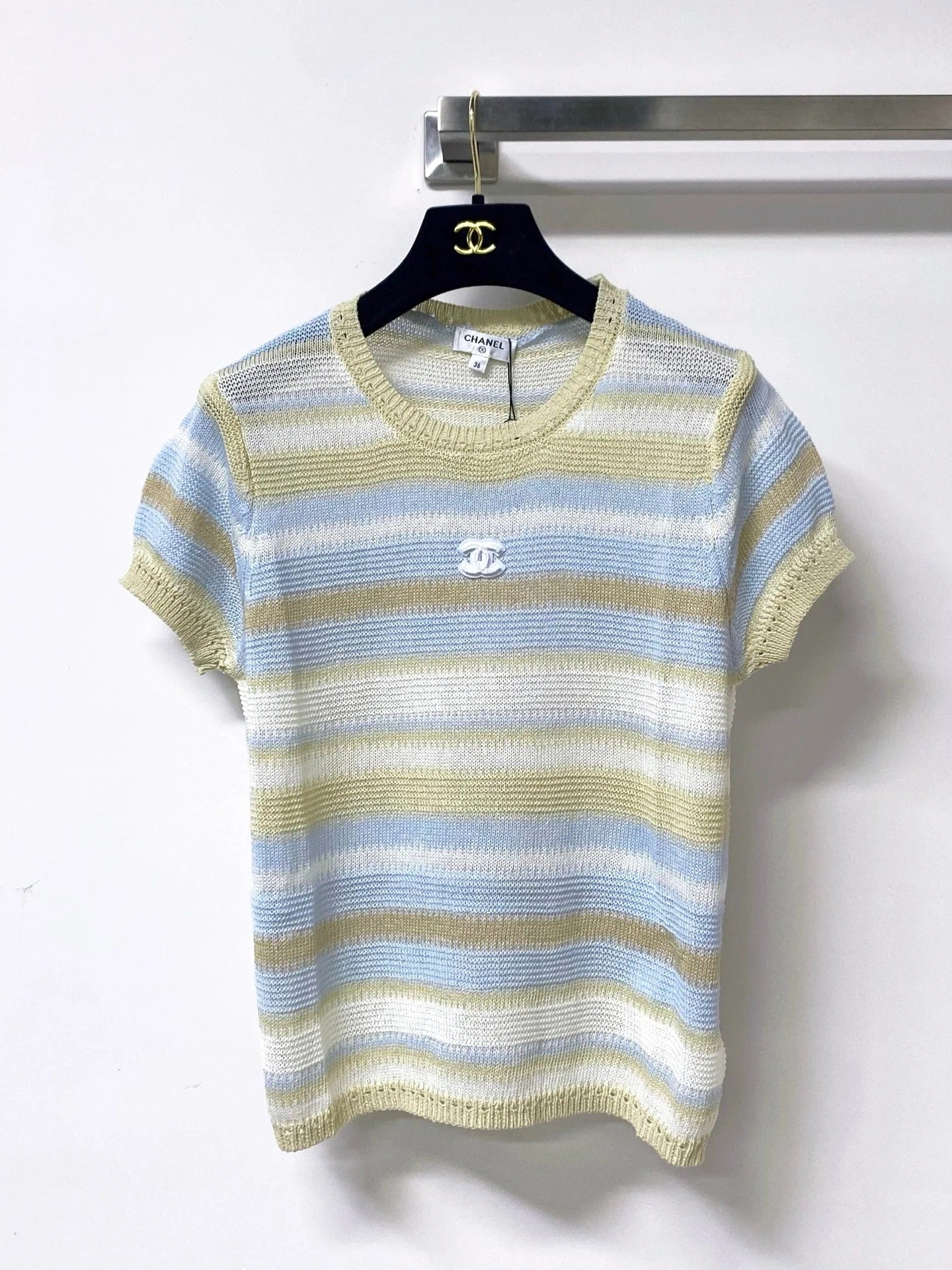 Chanel 2026 Short-sleeved Shirt Acrylic 295266