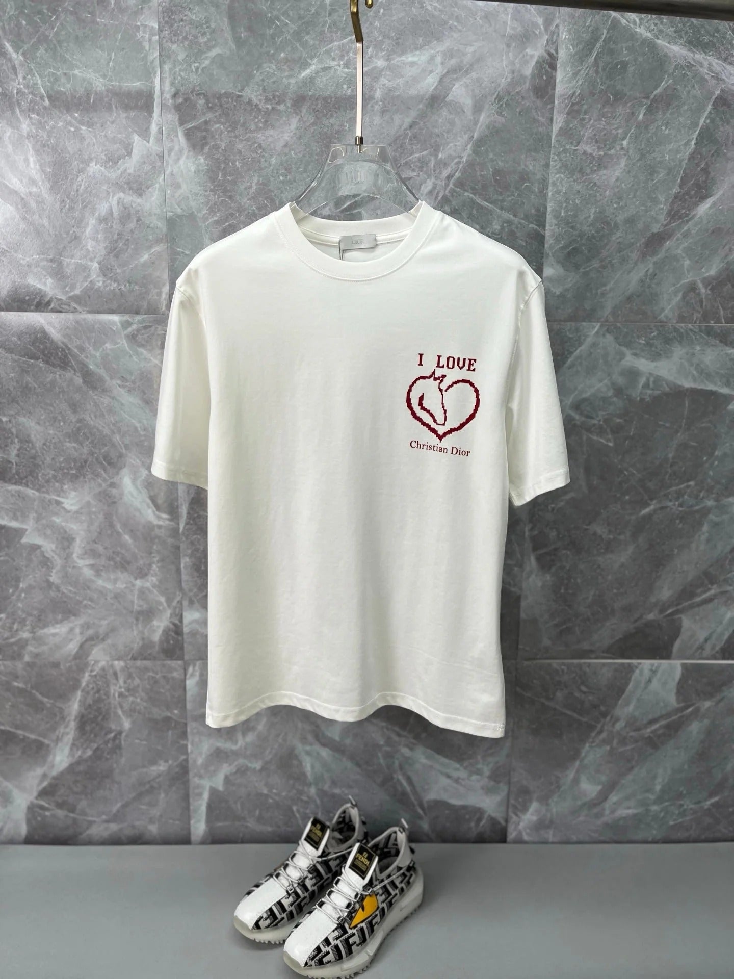 CD 2026 Unisex Heart Short-Sleeve T-Shirt Cotton 316924